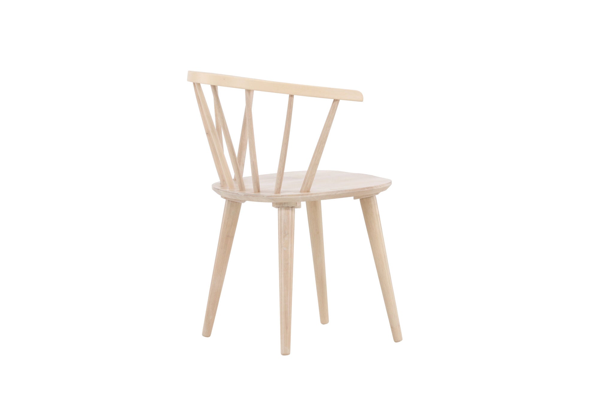 Venture Home Bobby Spisebordsstol 2-pack - Whitewash / Whitewash Solid Rubber Wood