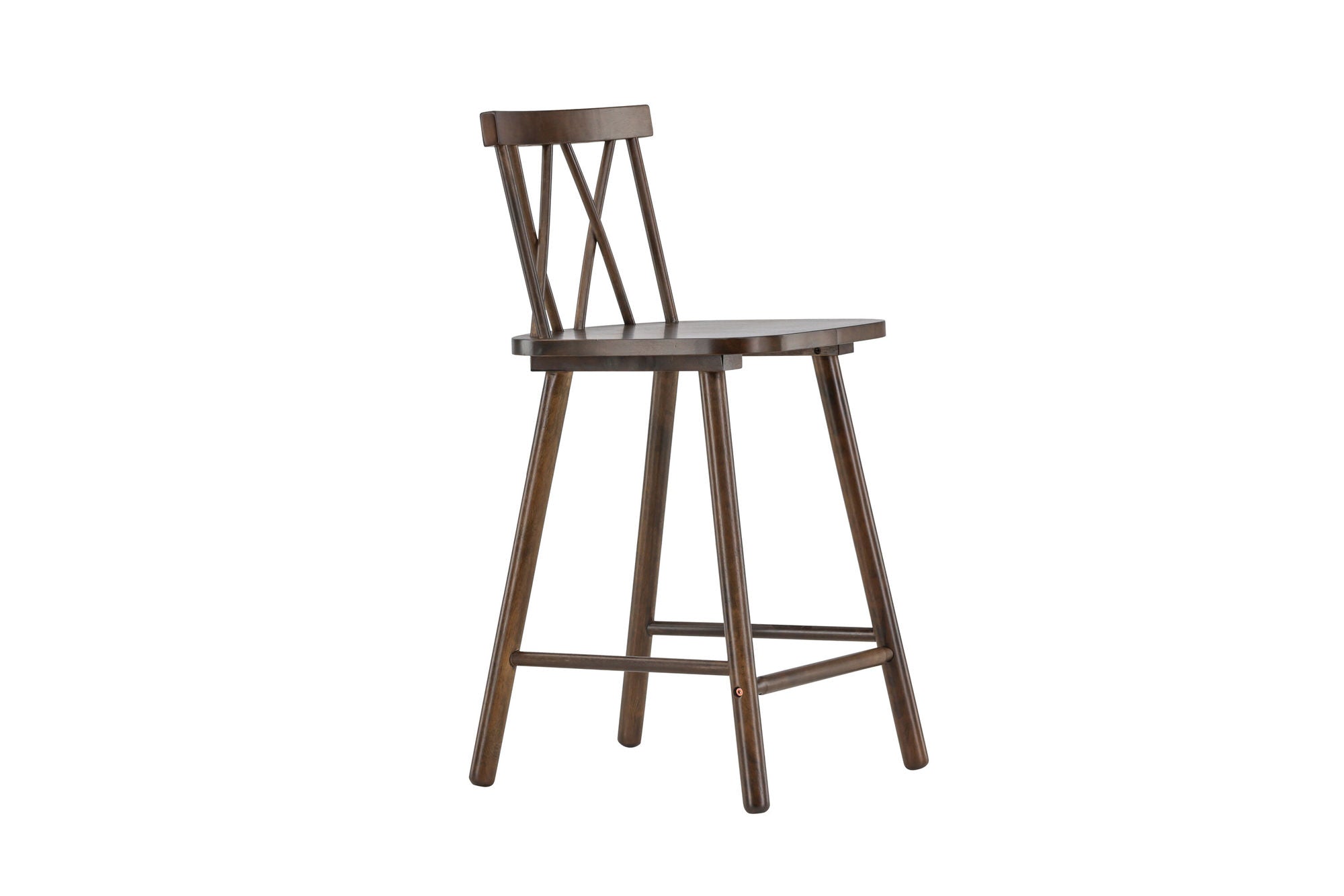 Vind Mollöström Bar stol 2-pack - Mocca / Walnut Wood