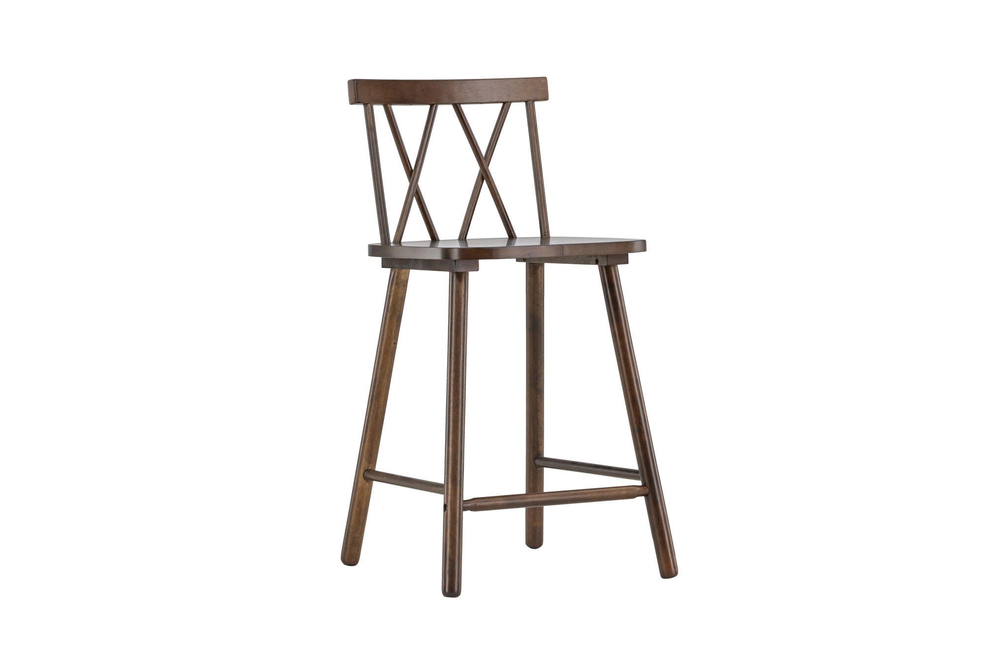 Vind Mollöström Bar stol 2-pack - Mocca / Walnut Wood