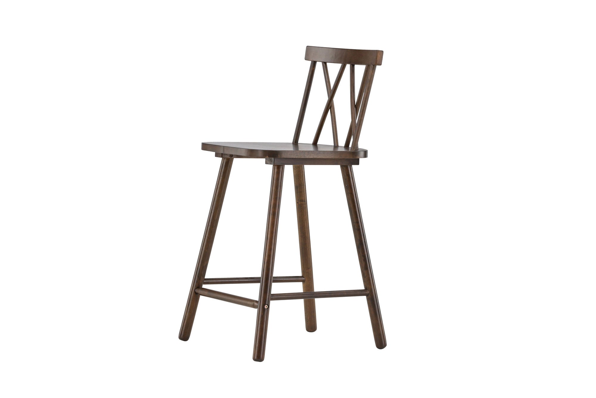 Vind Mollöström Bar stol 2-pack - Mocca / Walnut Wood