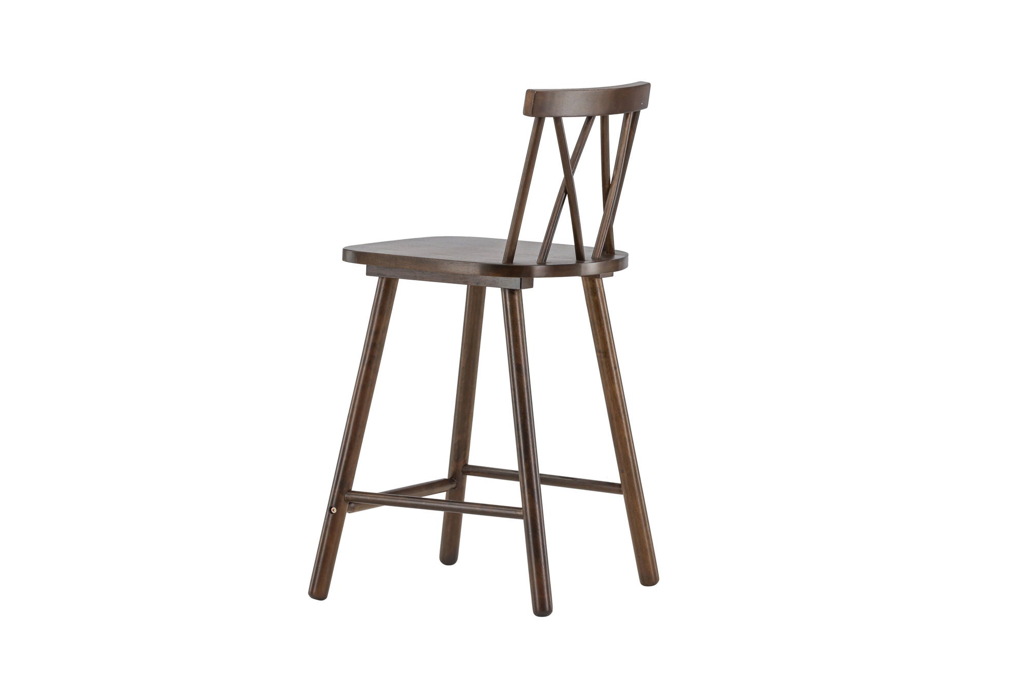 Vind Mollöström Bar stol 2-pack - Mocca / Walnut Wood