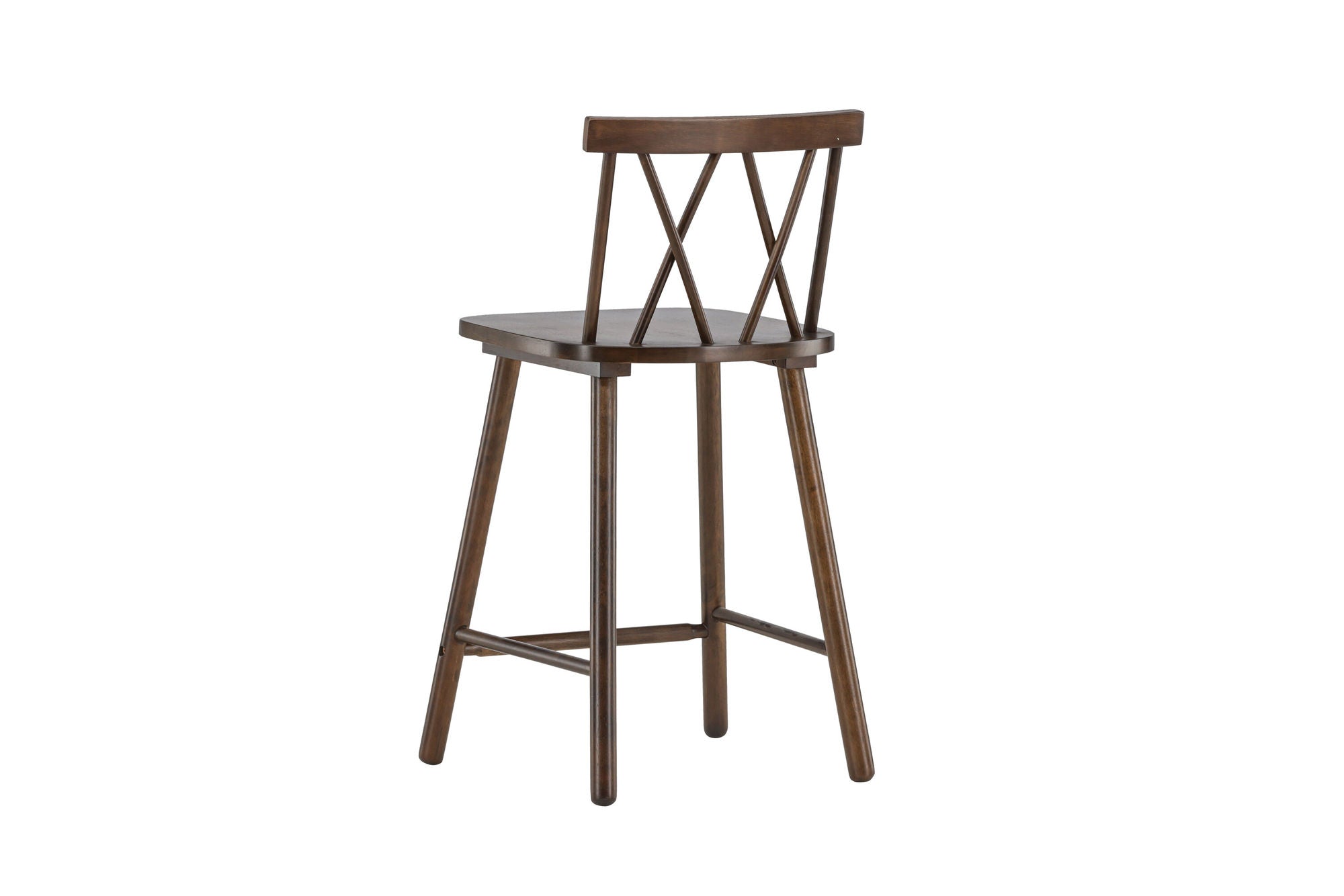 Vind Mollöström Bar stol 2-pack - Mocca / Walnut Wood