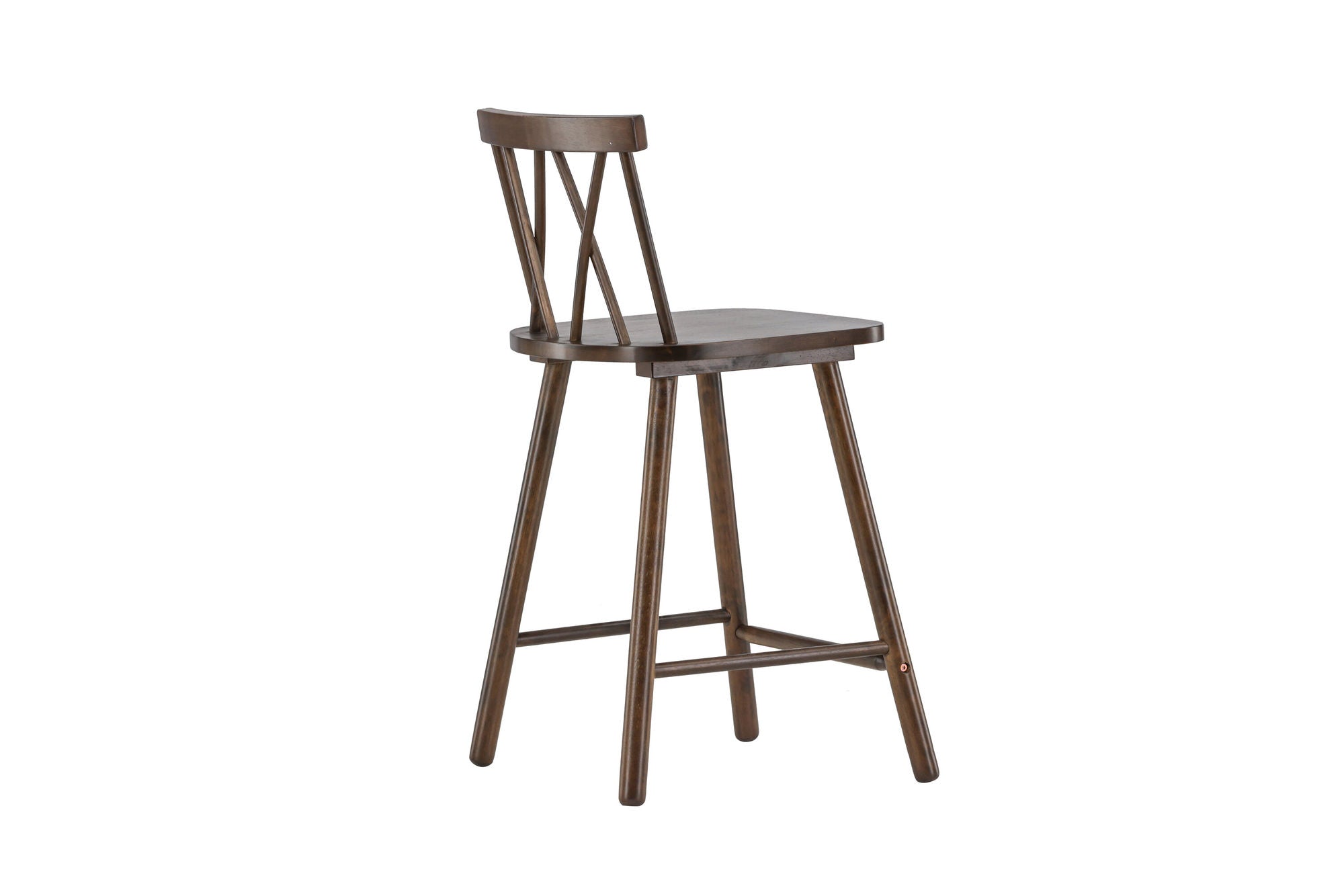 Vind Mollöström Bar stol 2-pack - Mocca / Walnut Wood