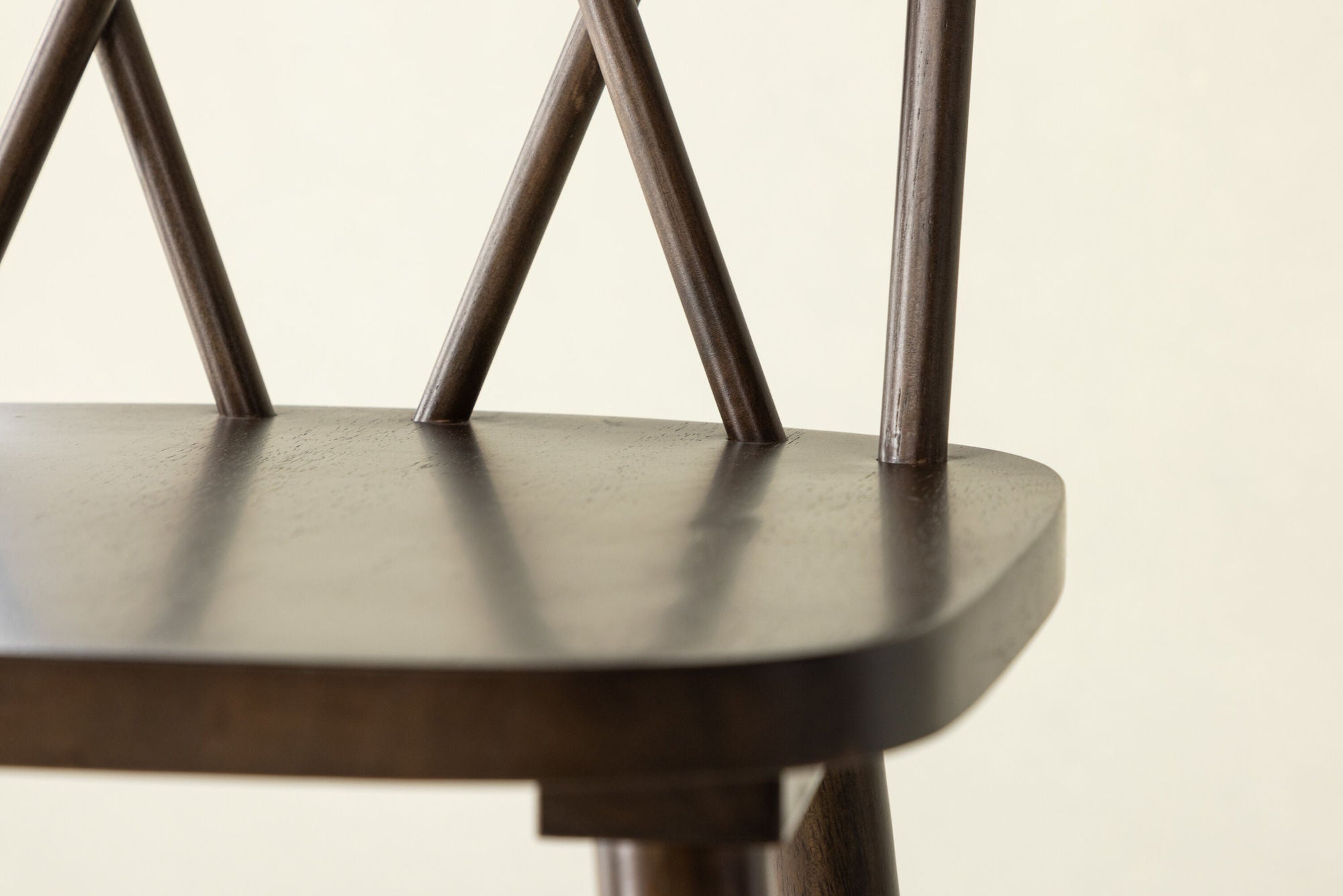 Vind Mollöström Bar stol 2-pack - Mocca / Walnut Wood