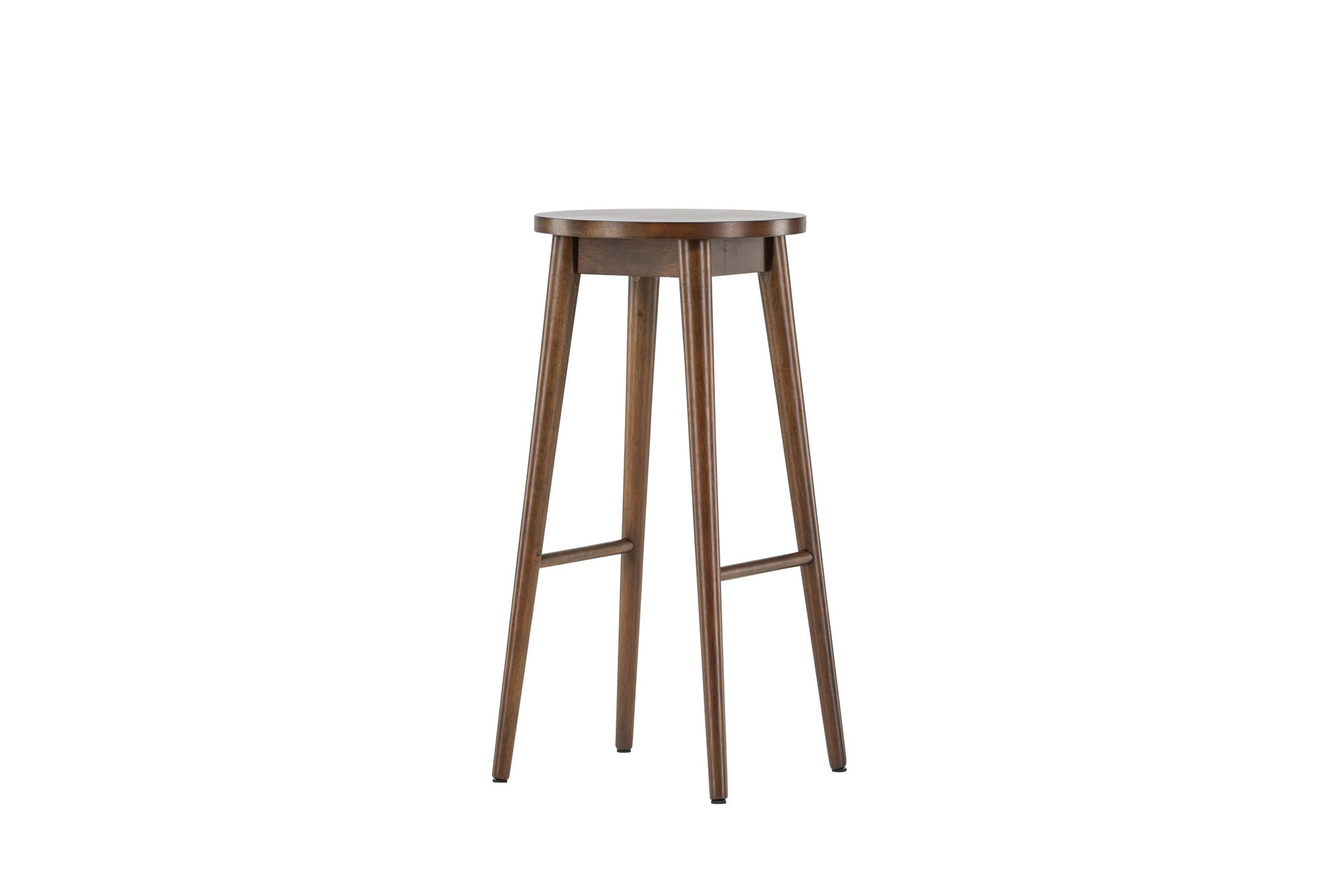 Vind Mollösand Bar stol 2-pack - Mocca / Walnut Wood