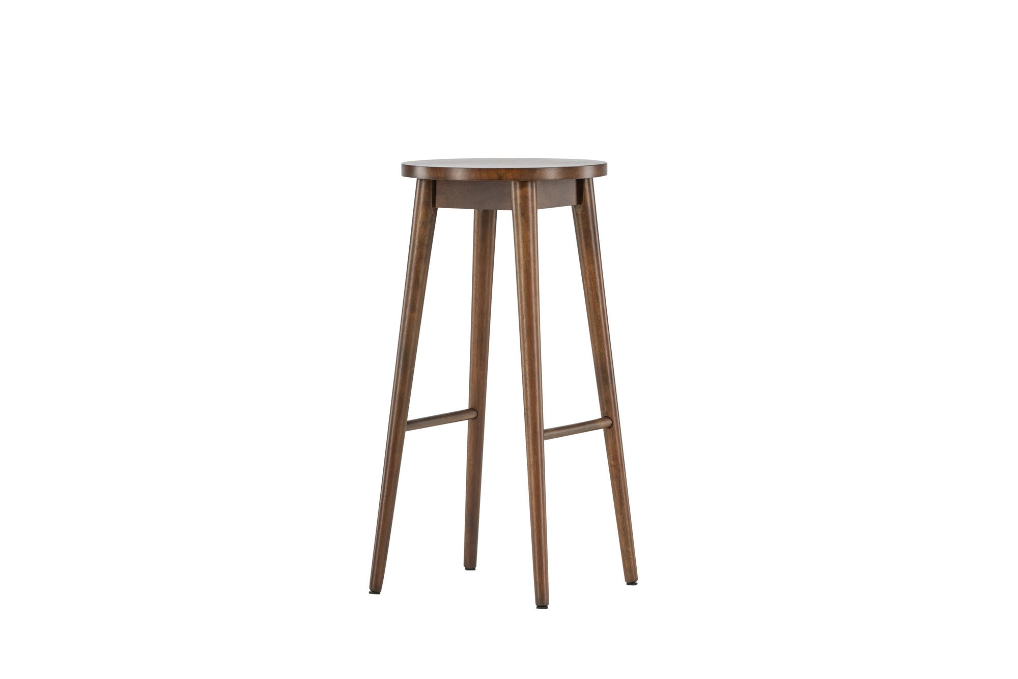Vind Mollösand Bar stol 2-pack - Mocca / Walnut Wood