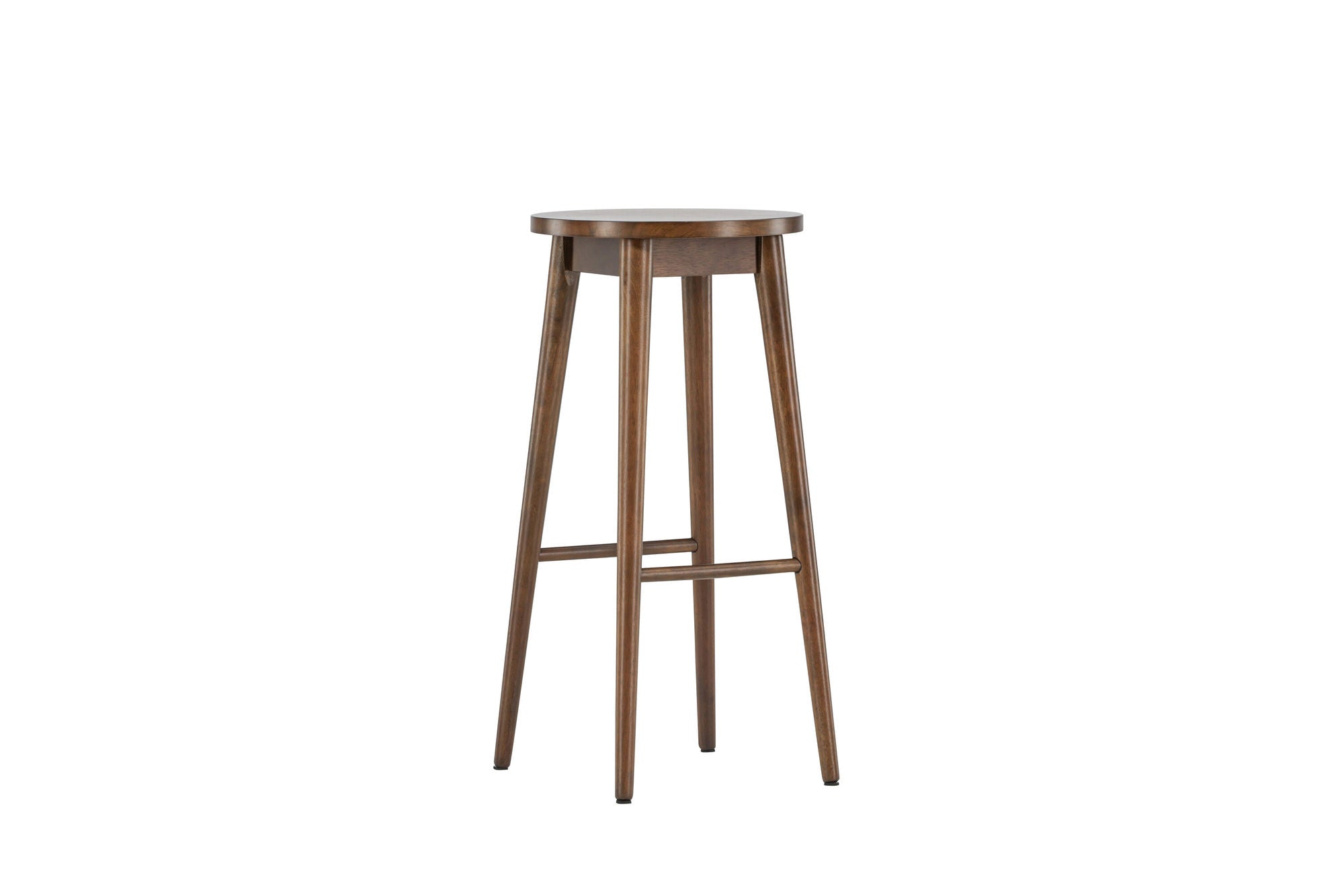 Vind Mollösand Bar stol 2-pack - Mocca / Walnut Wood