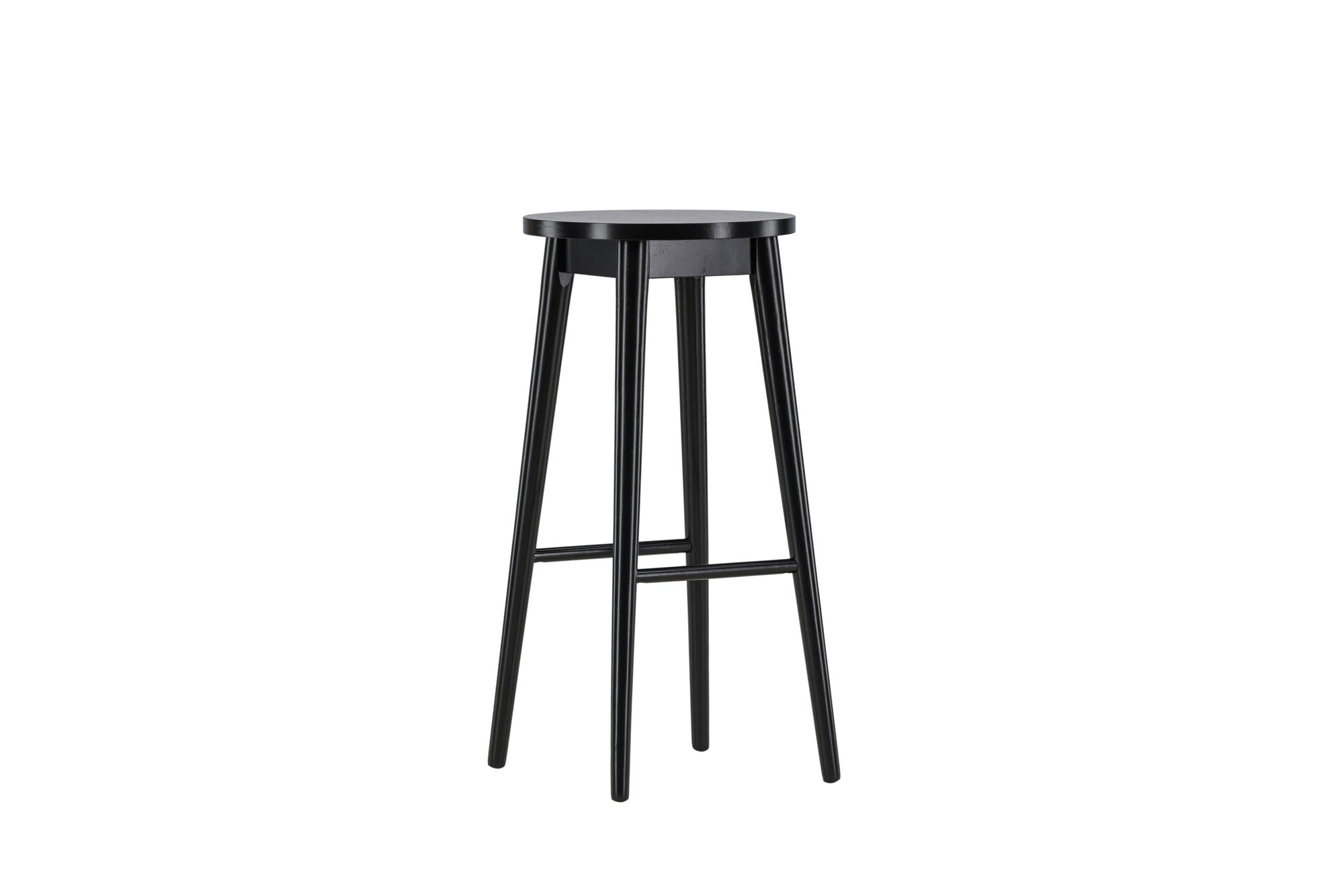 Vind Mollösand Bar stol 2-pack - Black / Black Wood
