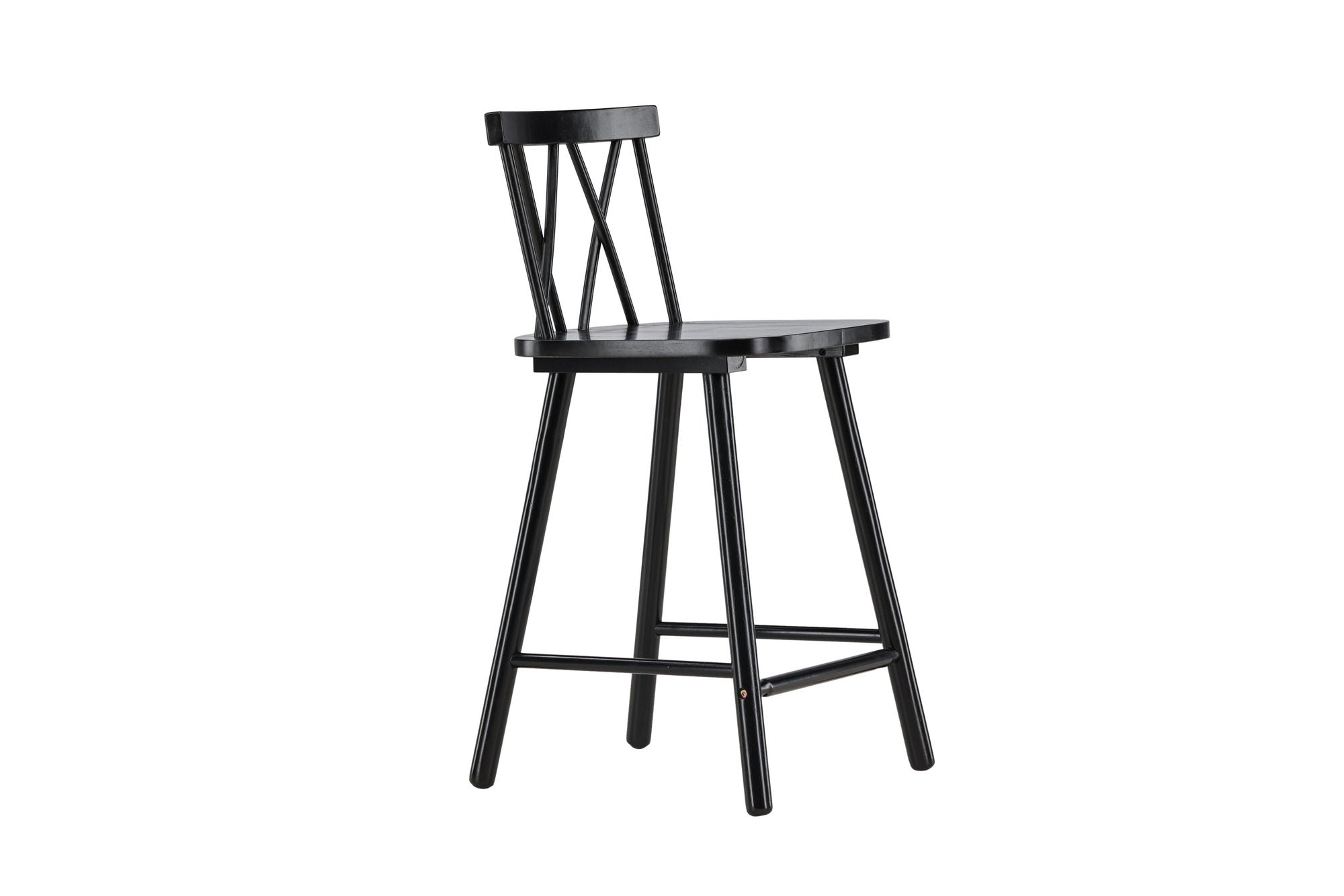Vind Mollöström Bar stol 2-pack - Black / Black Wood