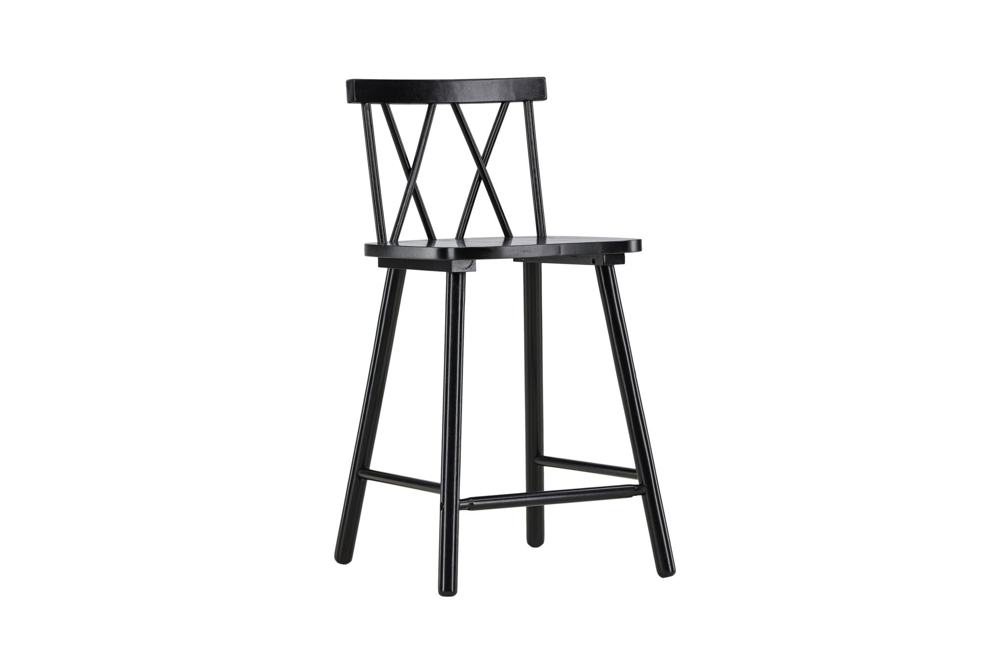 Vind Mollöström Bar stol 2-pack - Black / Black Wood