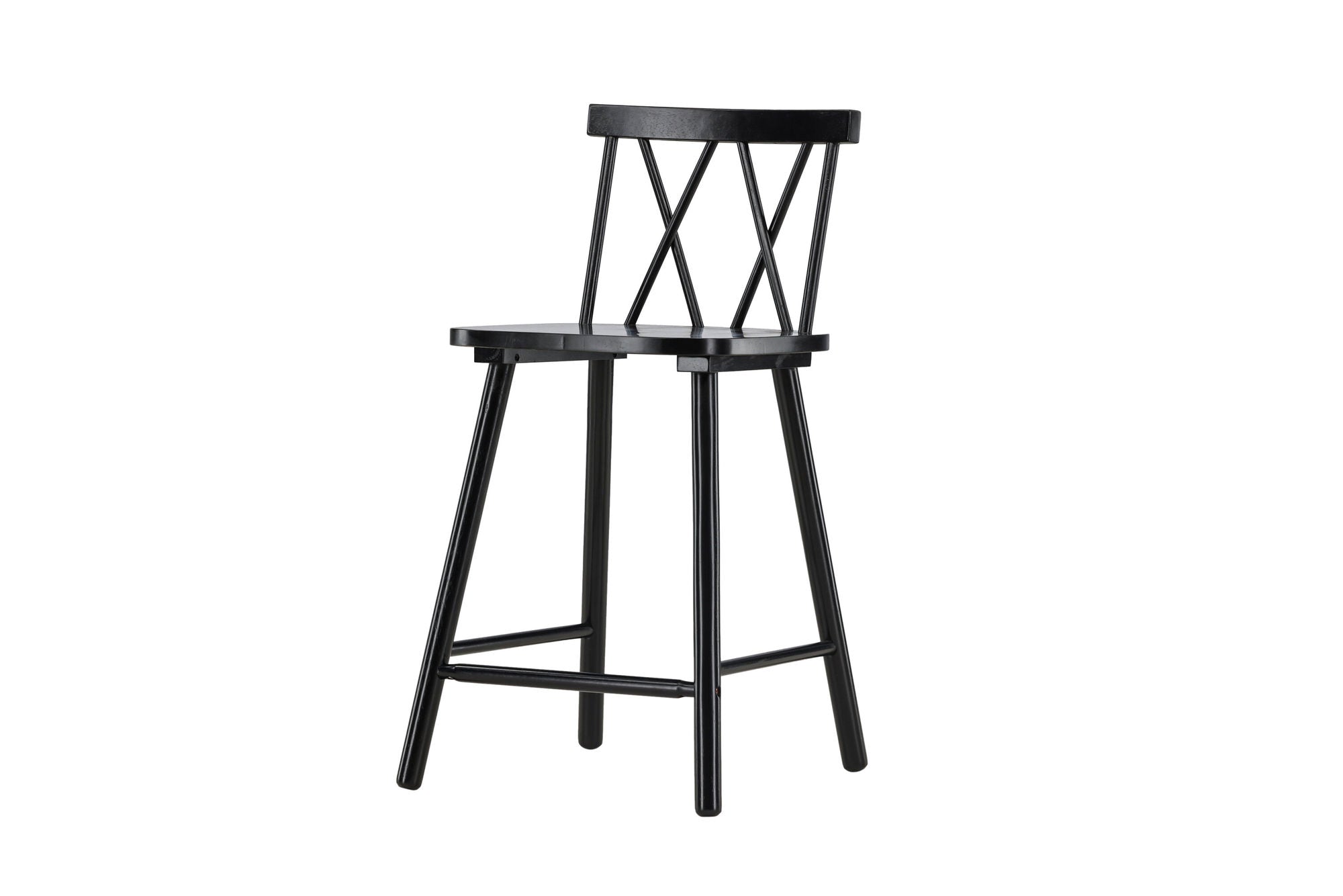Vind Mollöström Bar stol 2-pack - Black / Black Wood