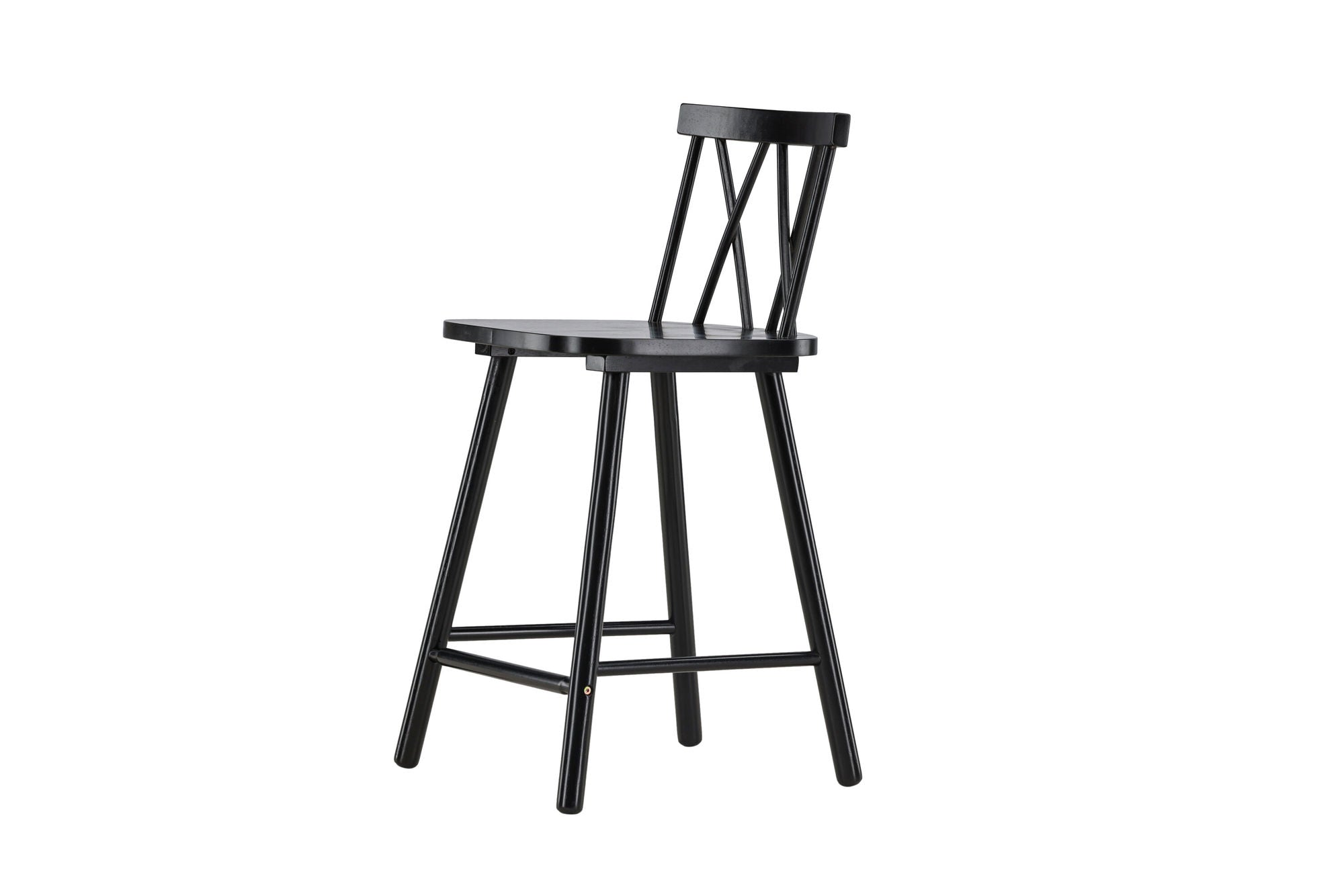 Vind Mollöström Bar stol 2-pack - Black / Black Wood