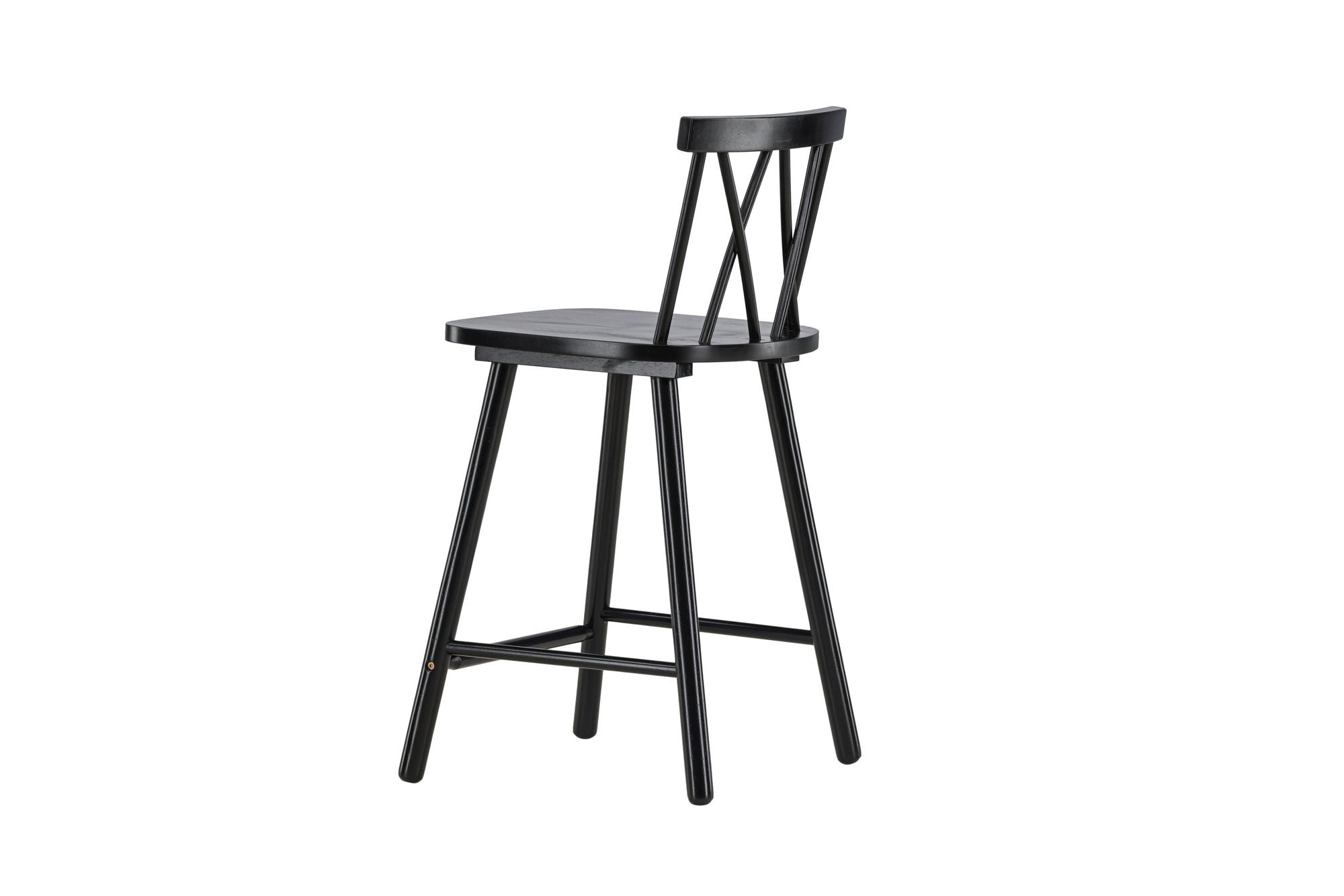 Vind Mollöström Bar stol 2-pack - Black / Black Wood
