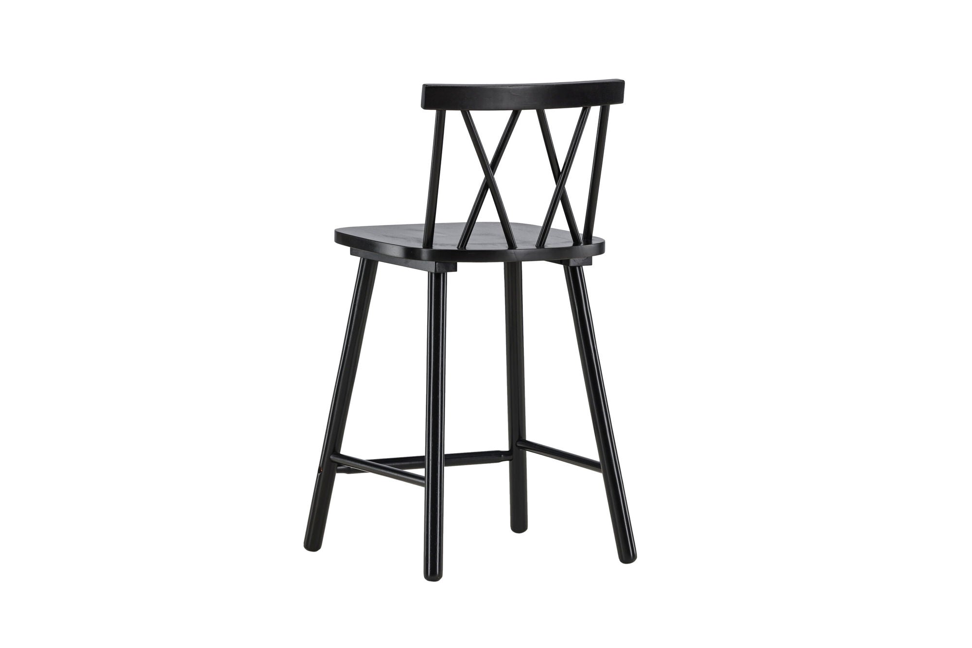Vind Mollöström Bar stol 2-pack - Black / Black Wood