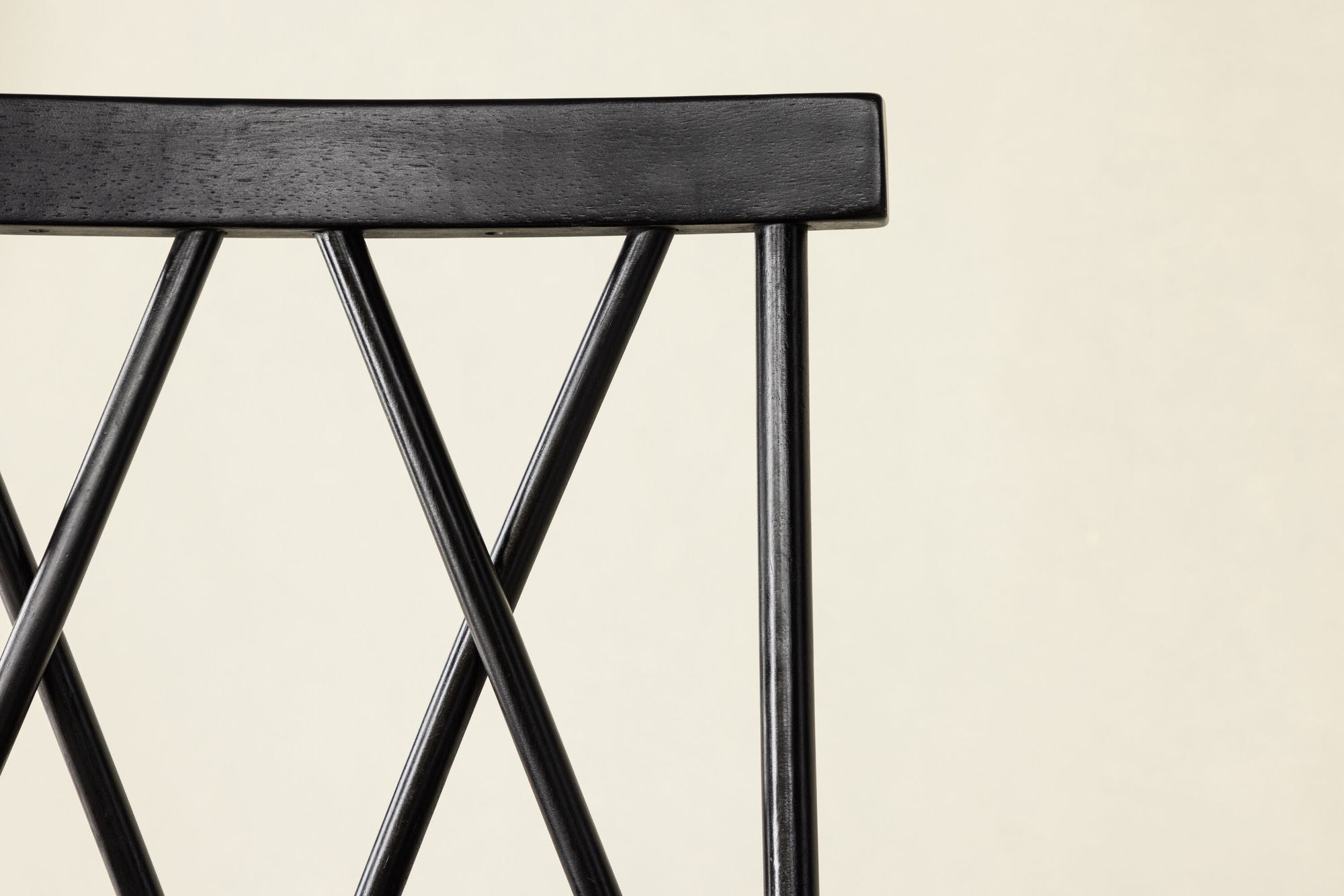 Vind Mollöström Bar stol 2-pack - Black / Black Wood