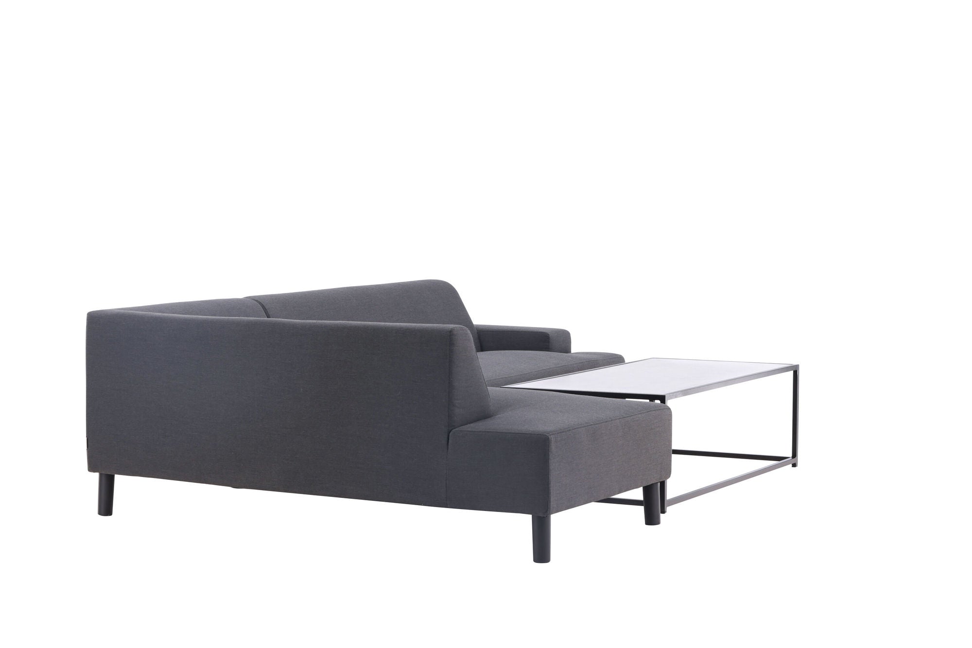 Venture Home Mecka hjørne Sofa set with bord / Dark Grey