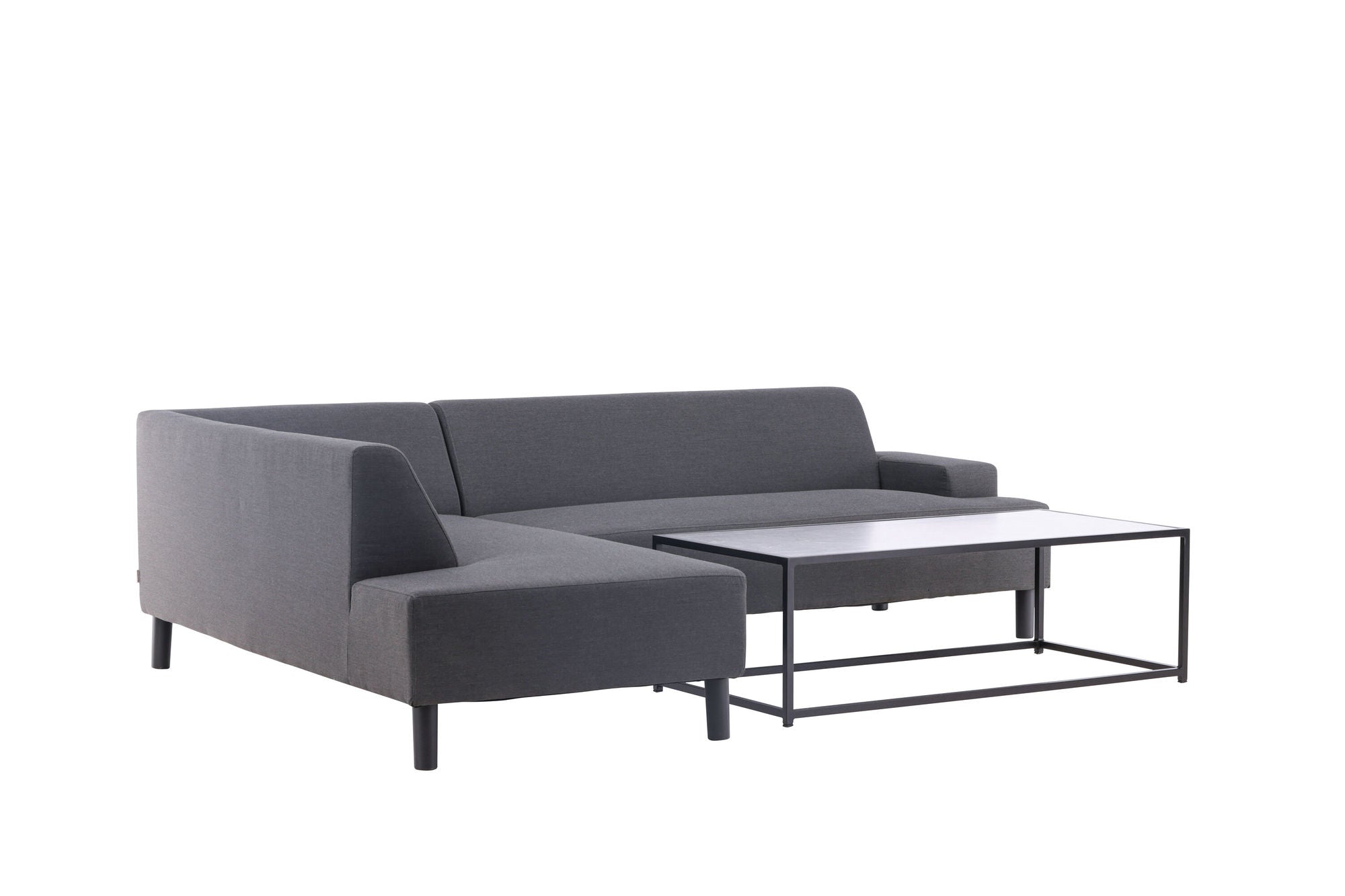 Venture Home Mecka hjørne Sofa set with bord / Dark Grey