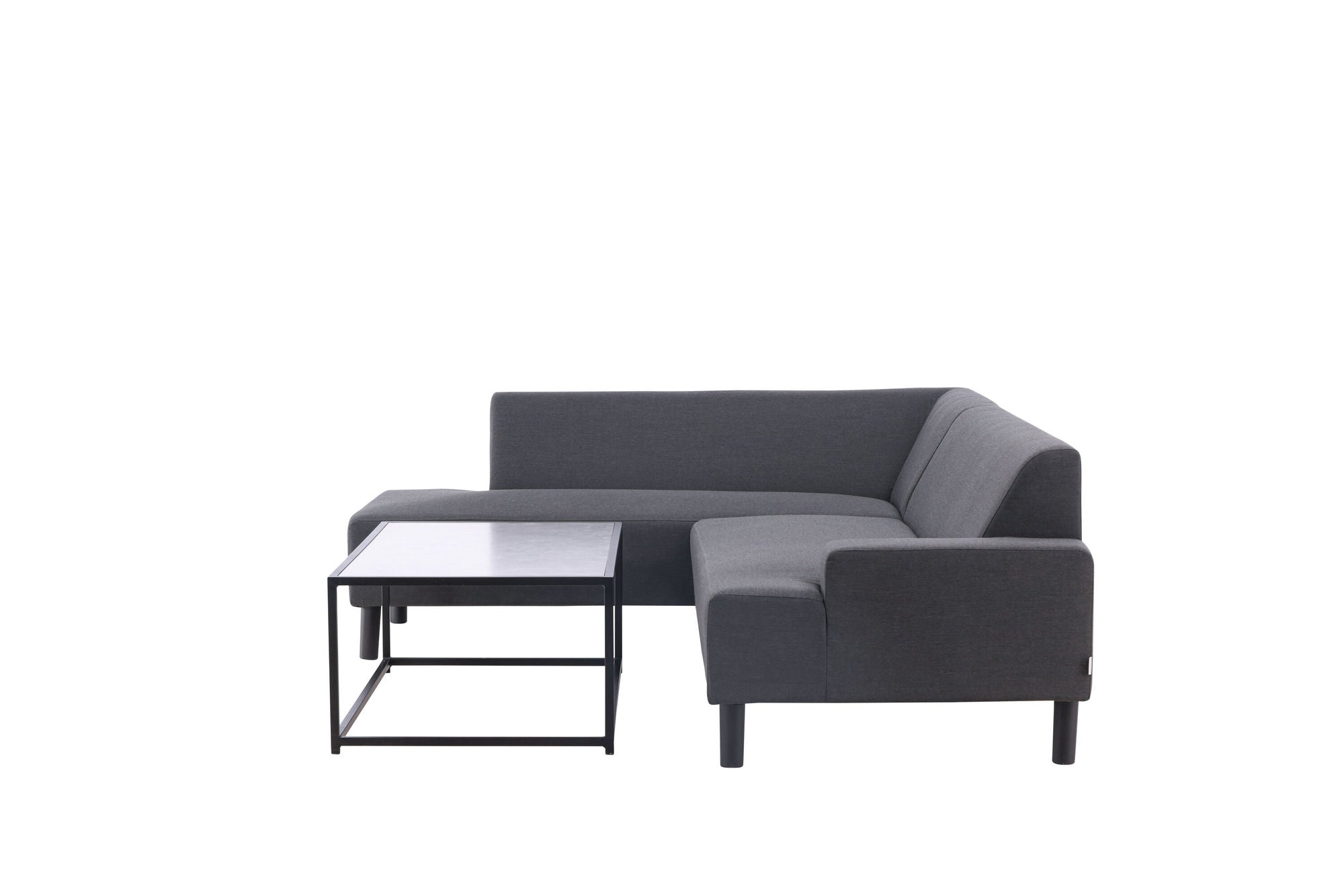 Venture Home Mecka hjørne Sofa set with bord / Dark Grey