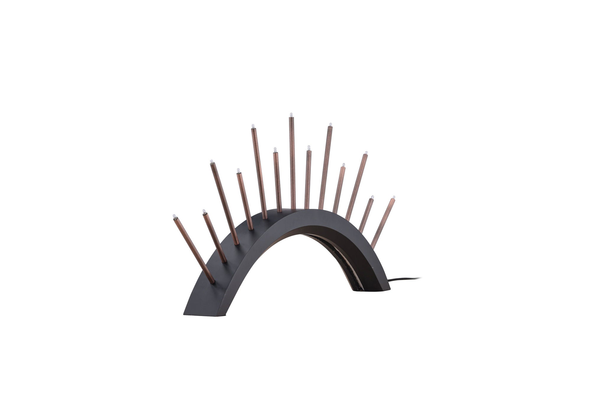 Venture Home Björnrike  Candlestick  - Black  / Metal, Copper  finish