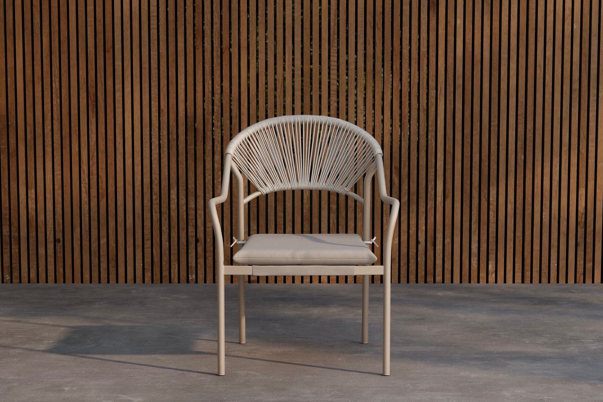Venture Home Paros Spisebordsstol - Beige / Beige