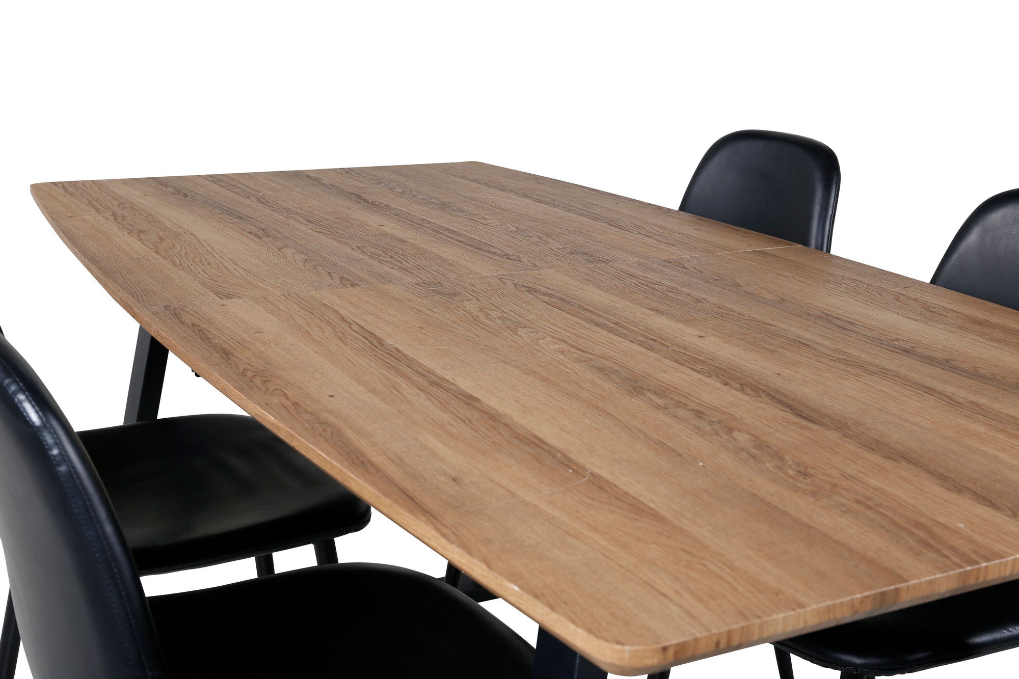Venture Home Inca spisebord - Wood / Black + Polar Spisebordsstol Black / black_4