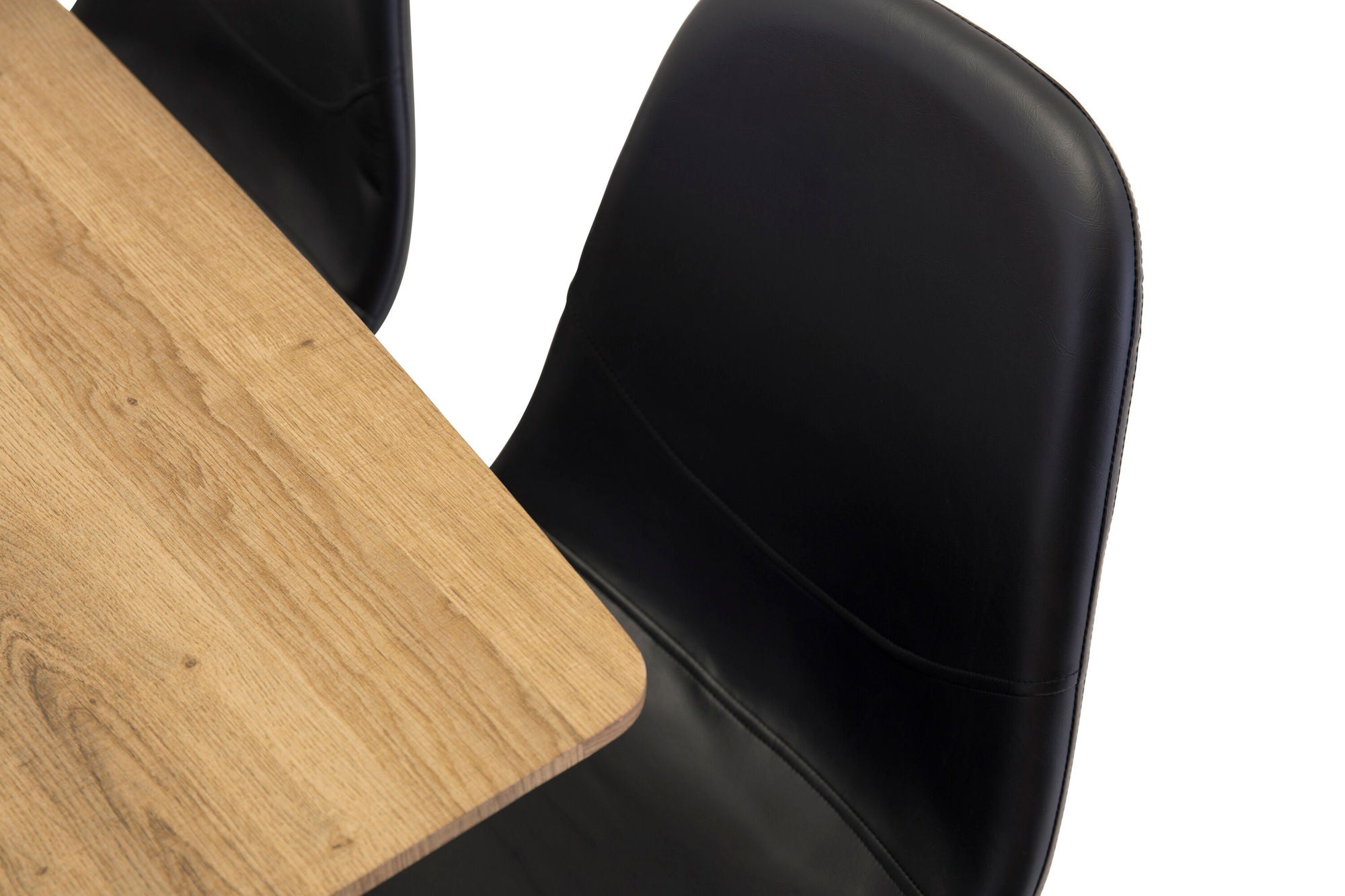 Venture Home Inca spisebord - Wood / Black + Polar Spisebordsstol Black / black_4