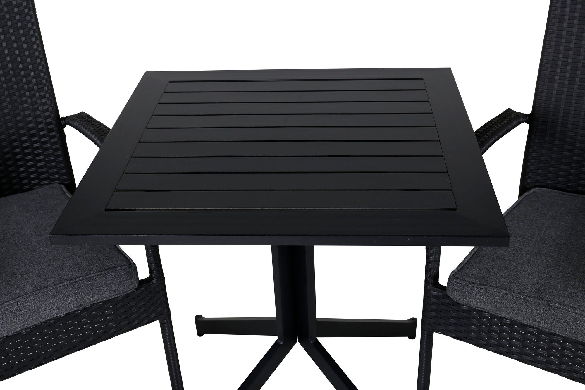 Venture Home Way café bord 70*70+Anna stol - Black_2