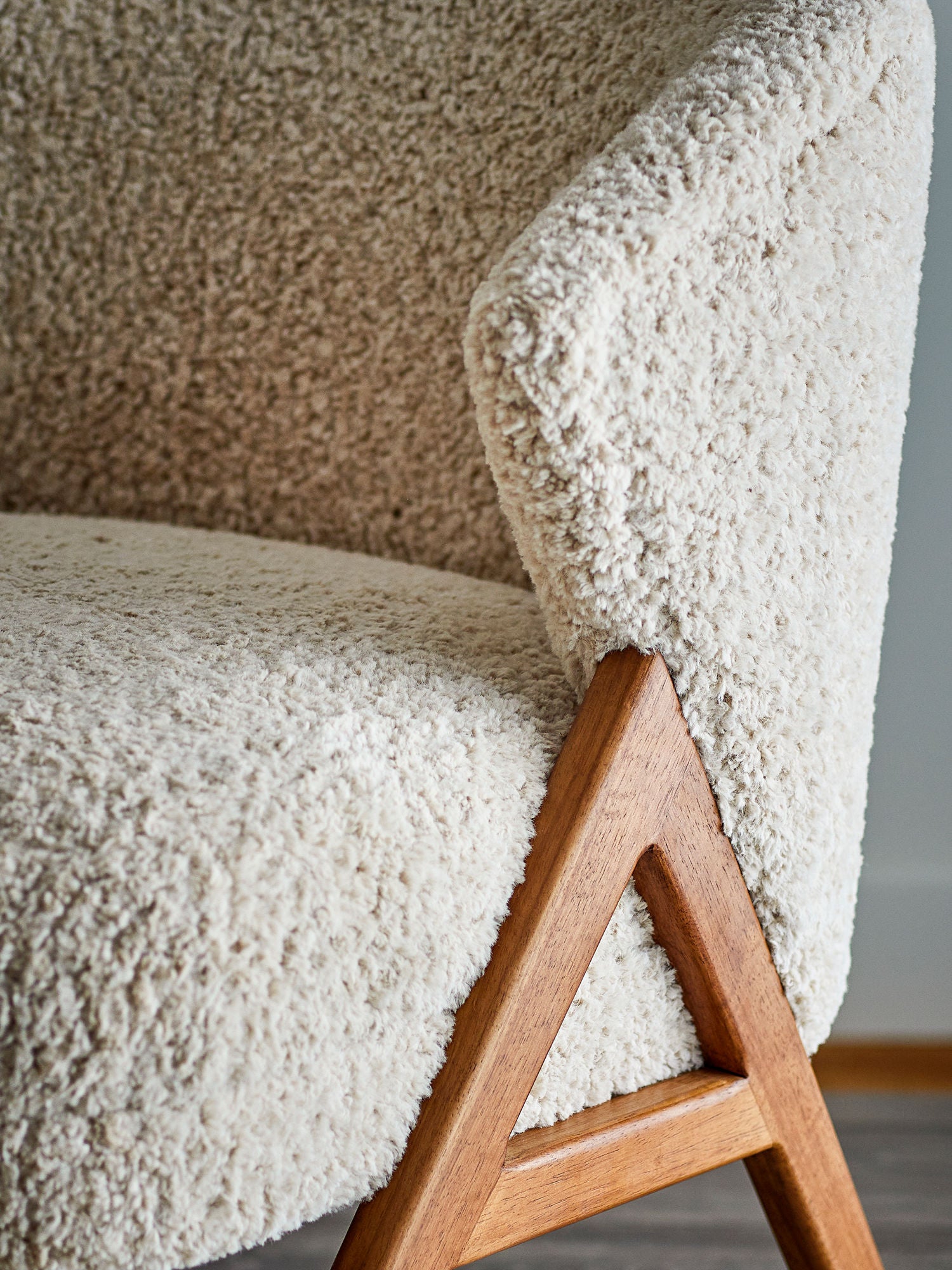 Bloomingville Camino Loungestol, Natur, FSC®100%, Gummitræ