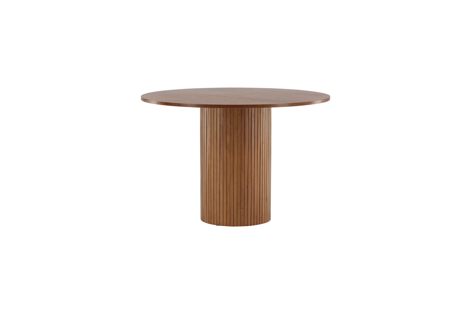 Venture Home Bianca rund spisebord - Walnut / Walnut Veneer