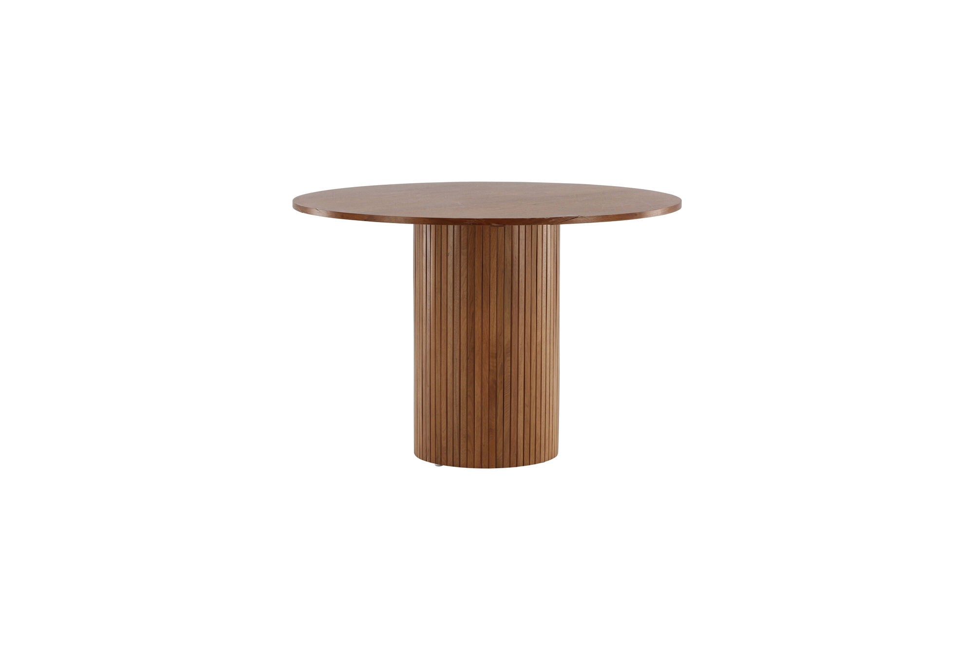 Venture Home Bianca rund spisebord - Walnut / Walnut Veneer