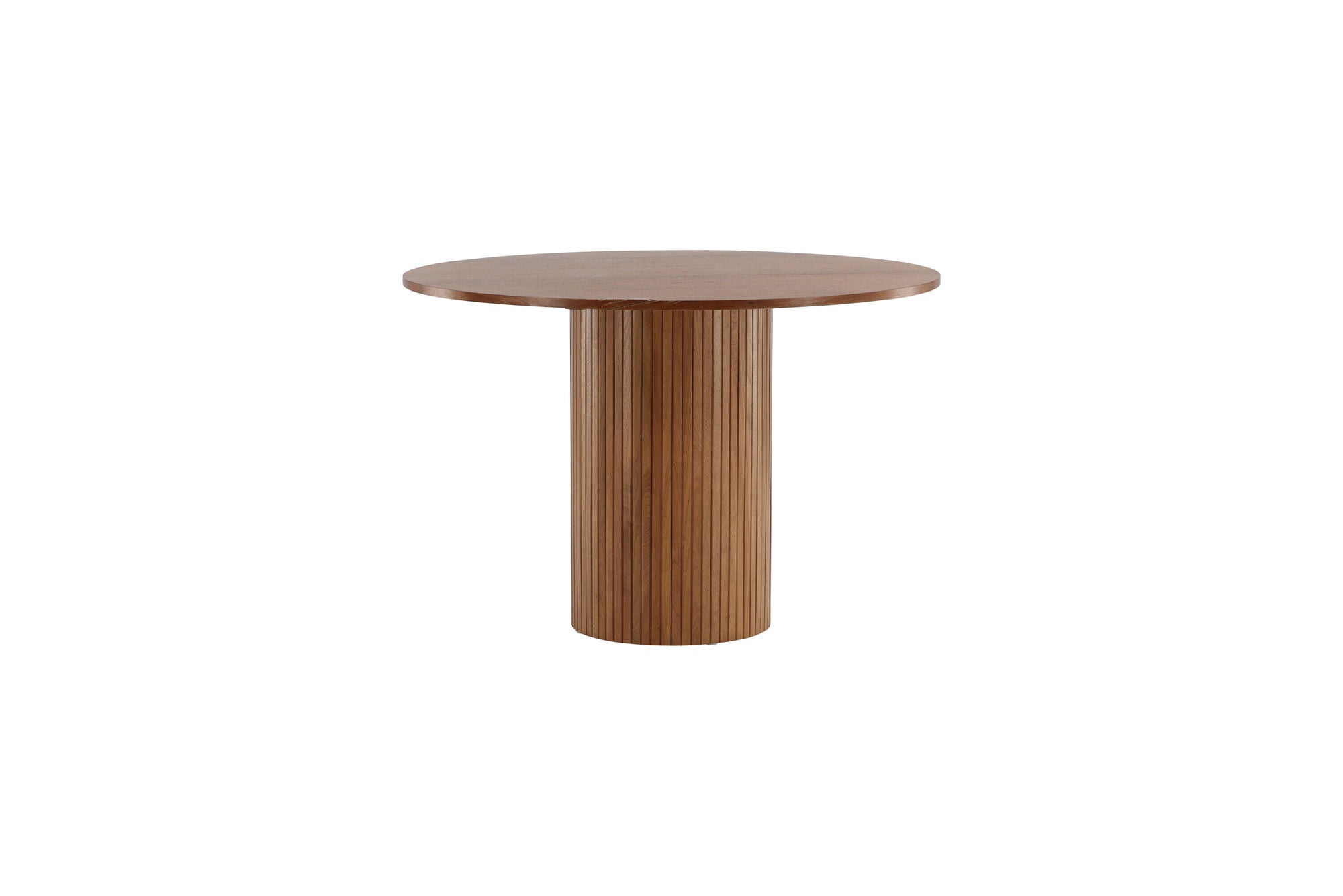 Venture Home Bianca rund spisebord - Walnut / Walnut Veneer