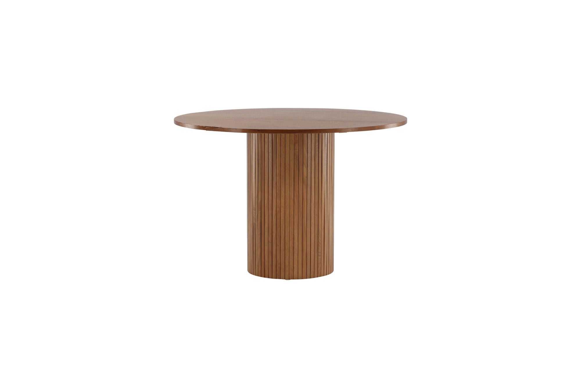Venture Home Bianca rund spisebord - Walnut / Walnut Veneer