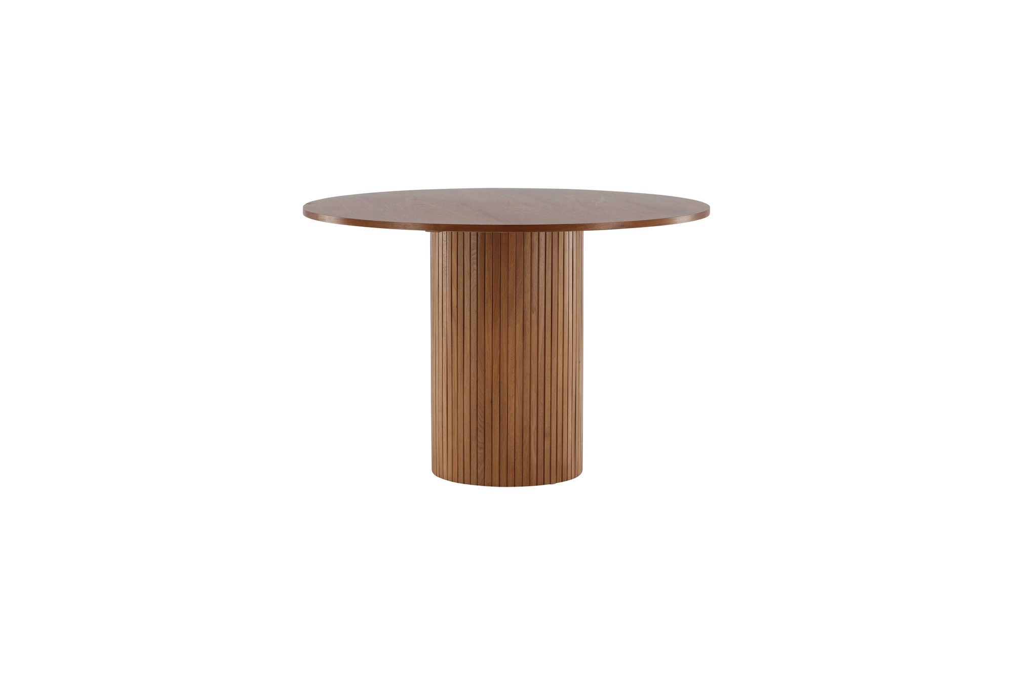 Venture Home Bianca rund spisebord - Walnut / Walnut Veneer