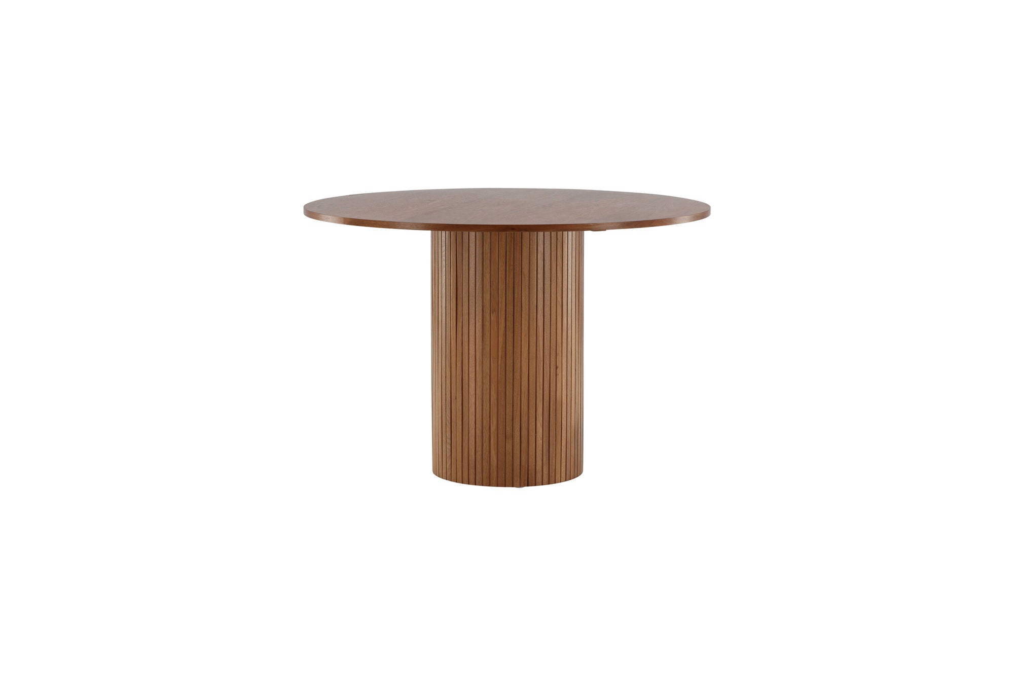 Venture Home Bianca rund spisebord - Walnut / Walnut Veneer