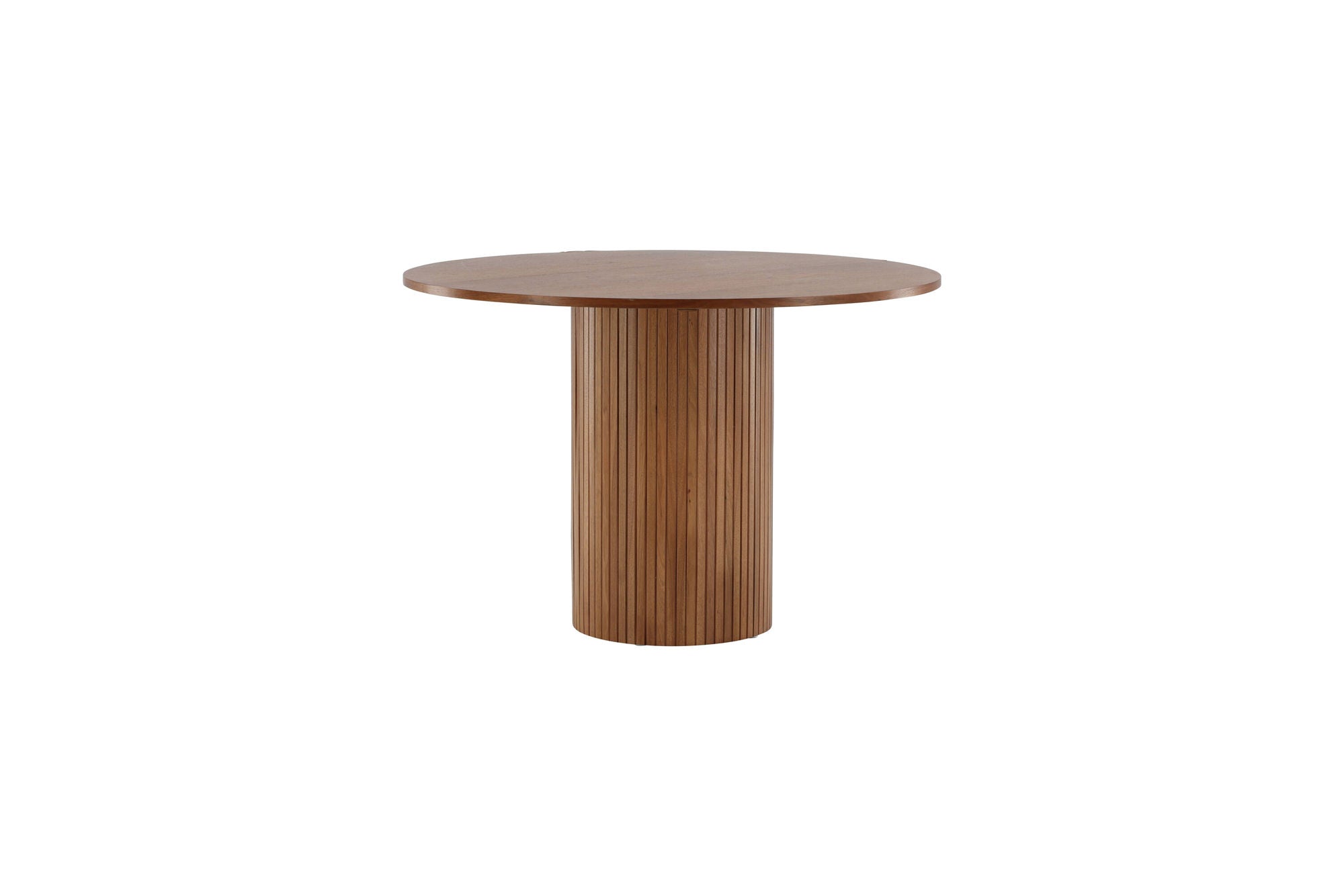 Venture Home Bianca rund spisebord - Walnut / Walnut Veneer