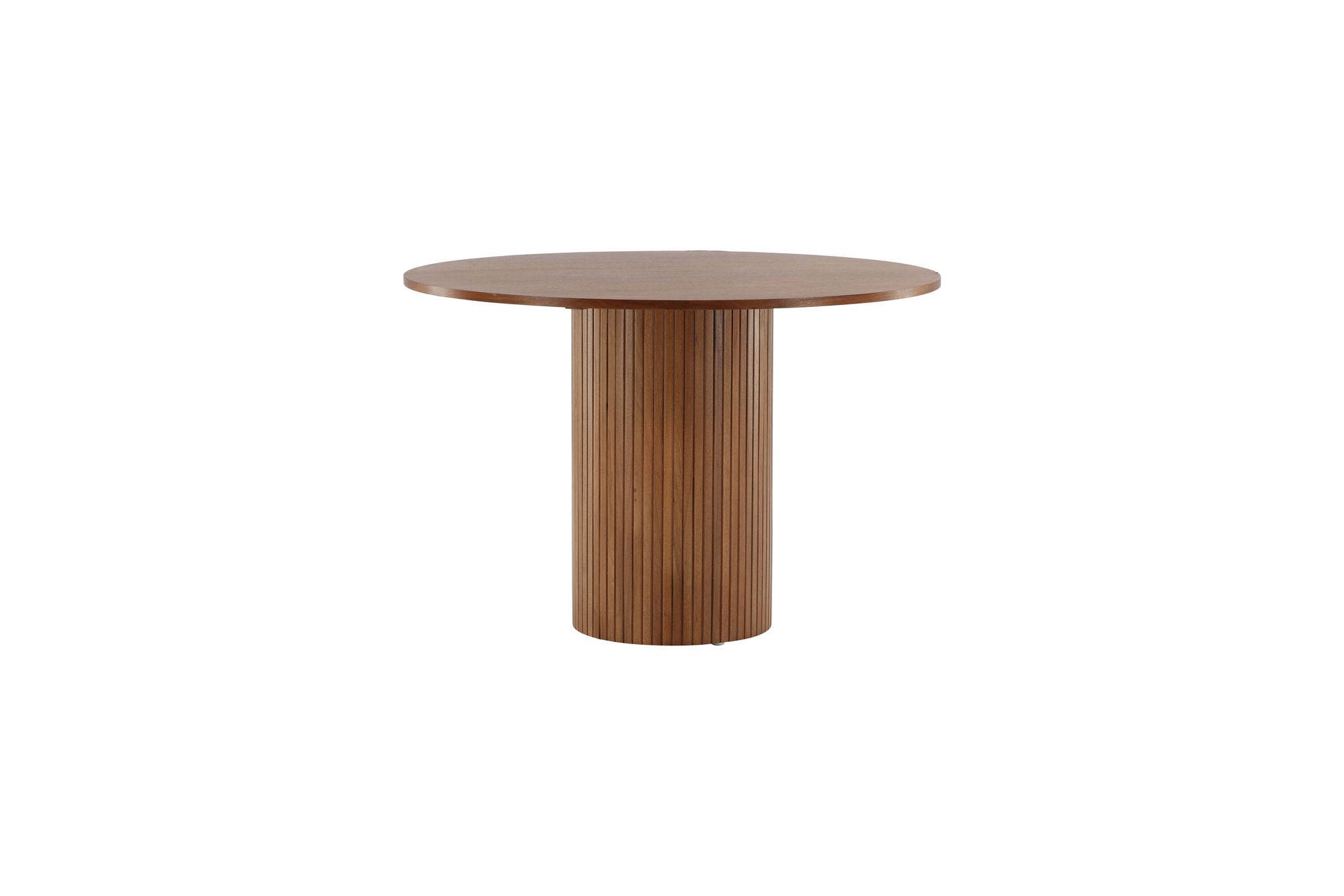 Venture Home Bianca rund spisebord - Walnut / Walnut Veneer