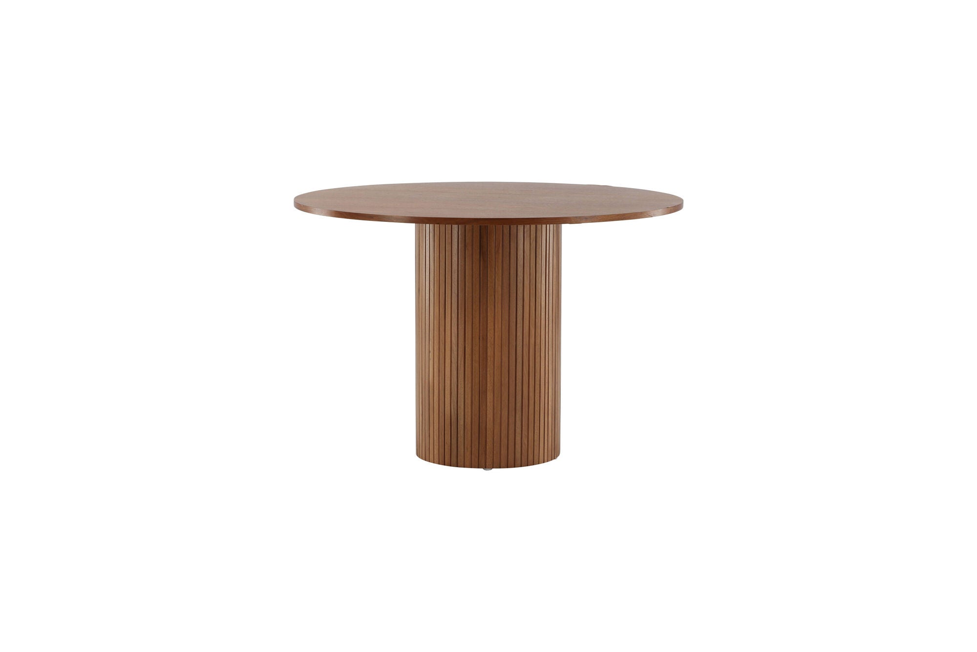 Venture Home Bianca rund spisebord - Walnut / Walnut Veneer
