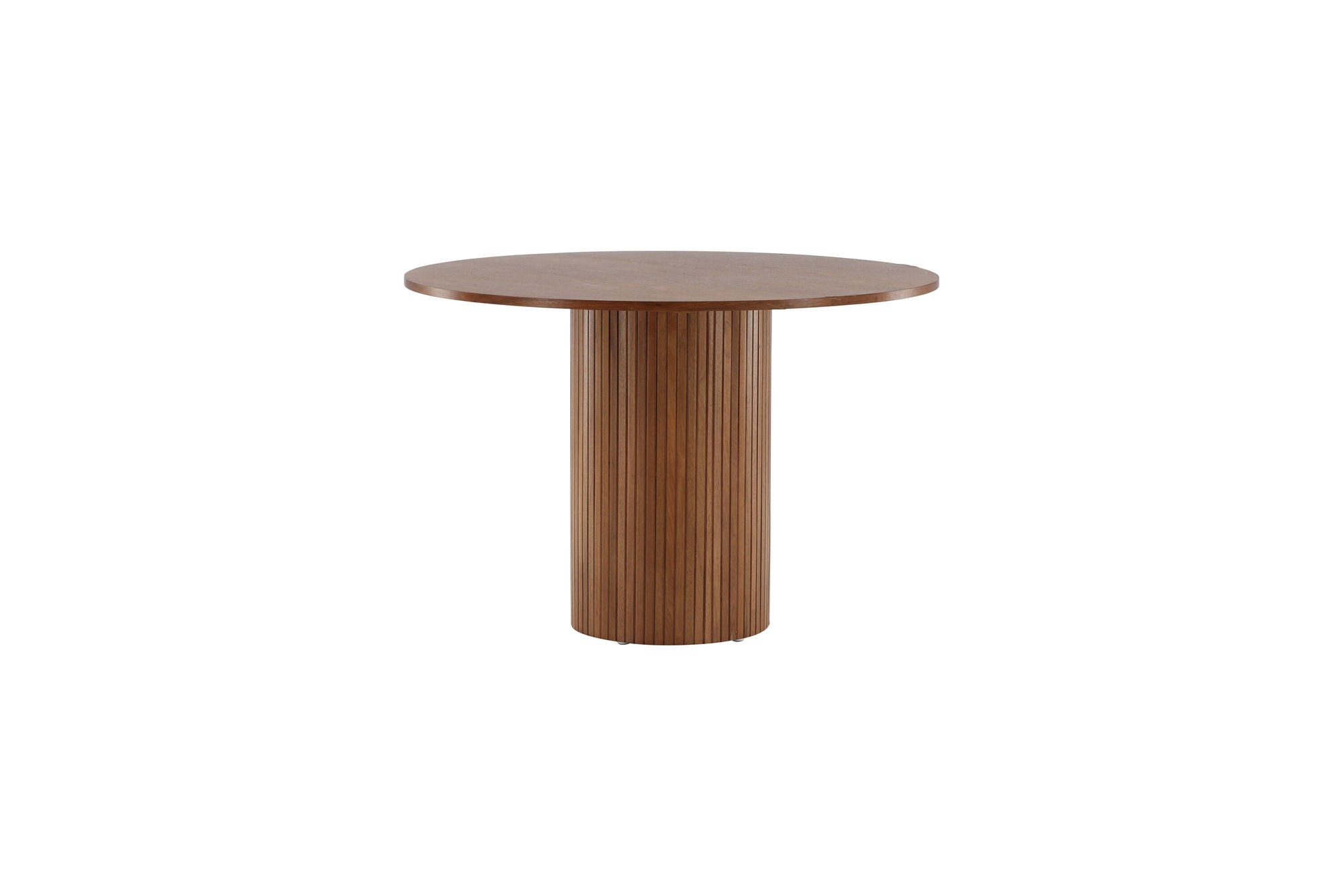 Venture Home Bianca rund spisebord - Walnut / Walnut Veneer