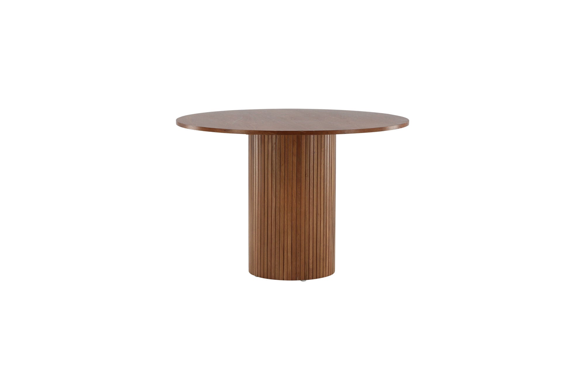 Venture Home Bianca rund spisebord - Walnut / Walnut Veneer