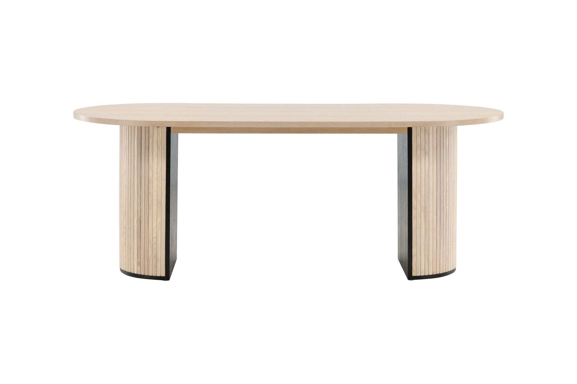 Venture Home Bianca Oval spisebord - White Wash / White Wash Veneer