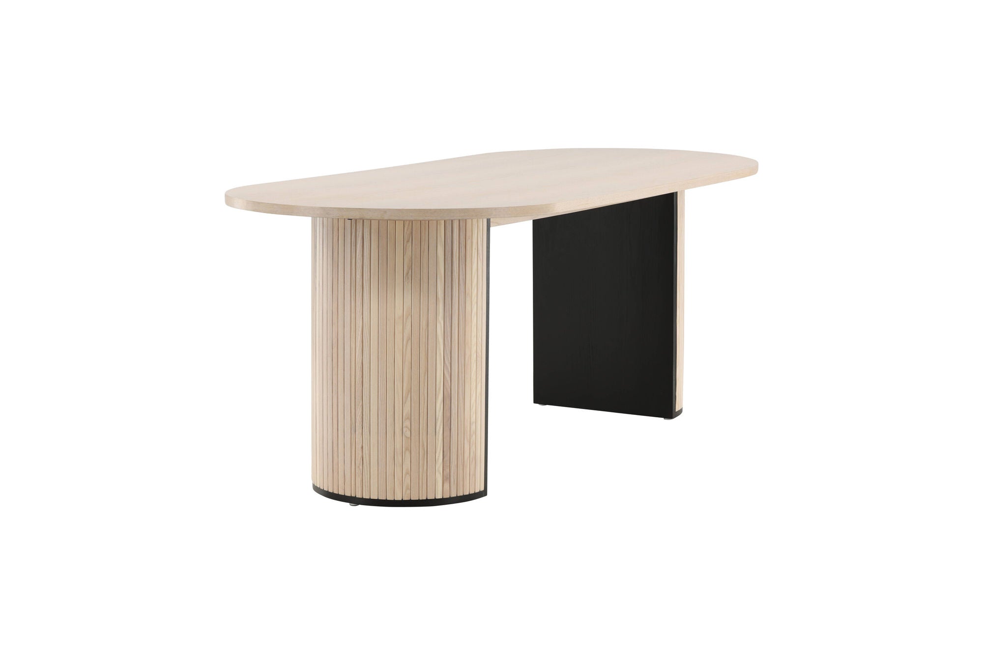 Venture Home Bianca Oval spisebord - White Wash / White Wash Veneer