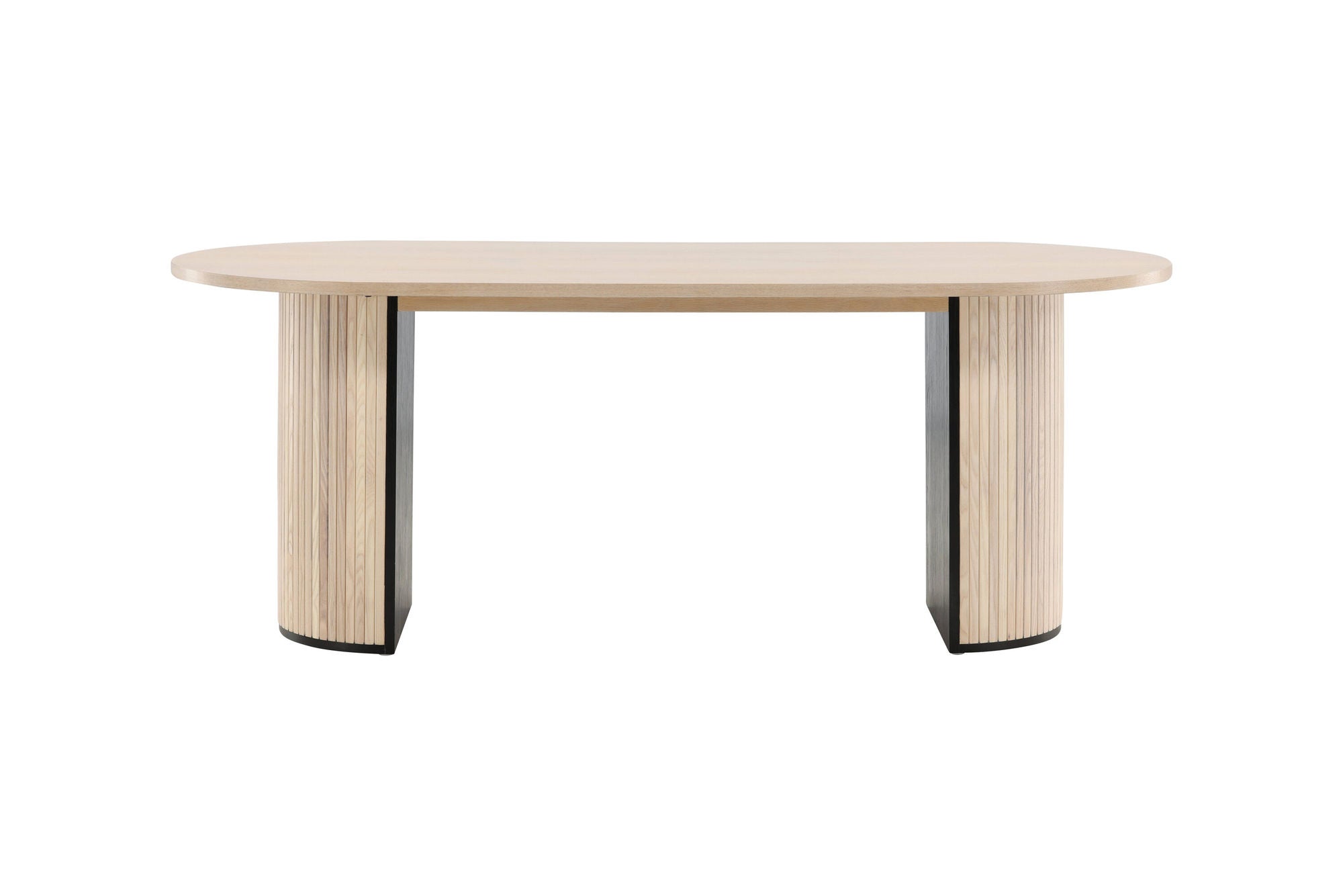 Venture Home Bianca Oval spisebord - White Wash / White Wash Veneer