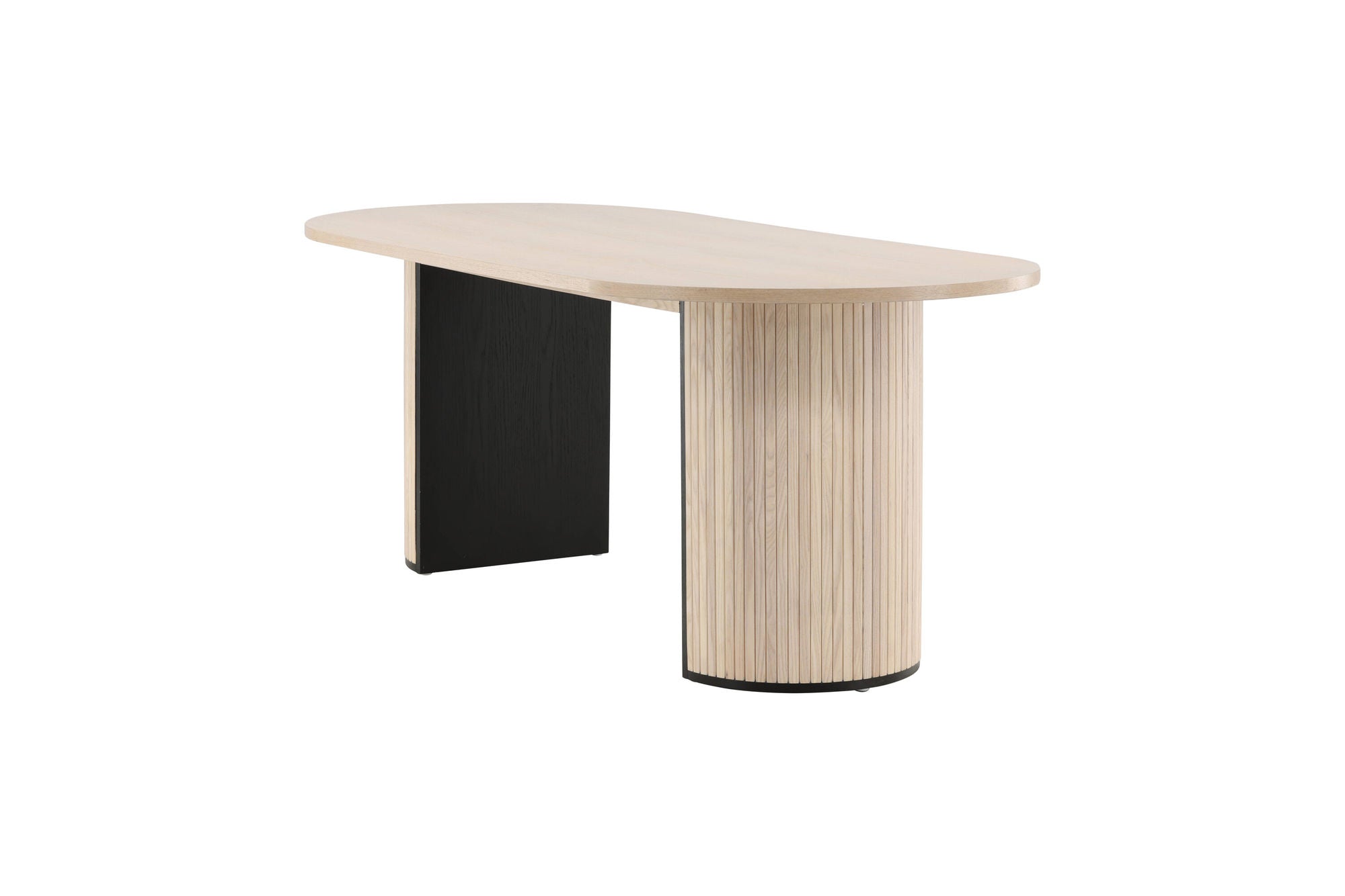 Venture Home Bianca Oval spisebord - White Wash / White Wash Veneer