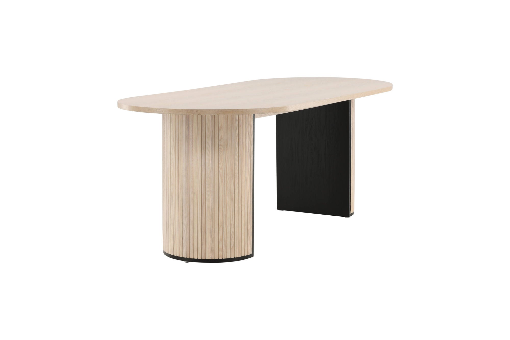 Venture Home Bianca Oval spisebord - White Wash / White Wash Veneer