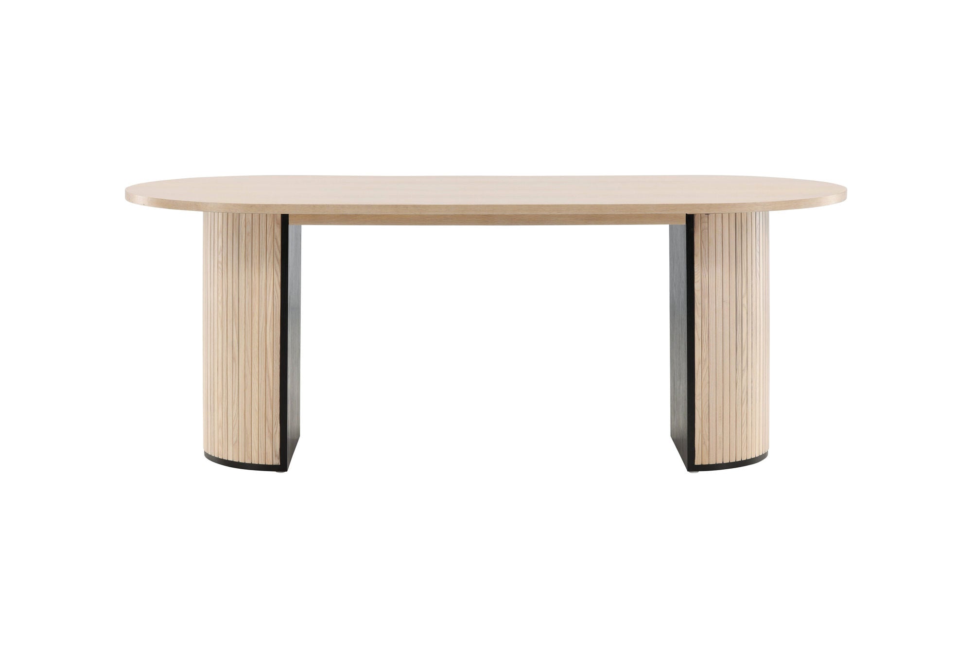 Venture Home Bianca Oval spisebord - White Wash / White Wash Veneer