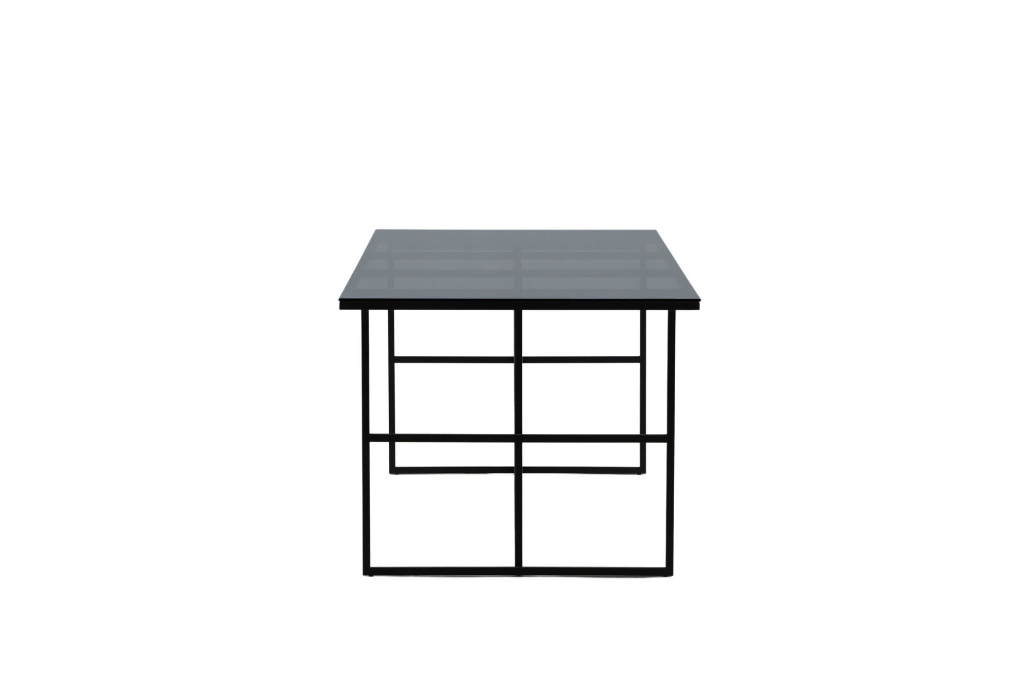 Venture Home Leif spisebord - Black / Black smoked smoked Glass