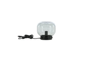Venture Home Bollonelie -bord lampe - Black/Black smokey Glass