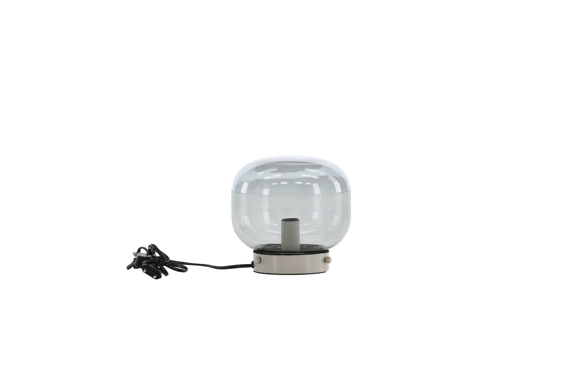 Venture Home Bollonelie -bord lampe - Beige/Black smokey Glass