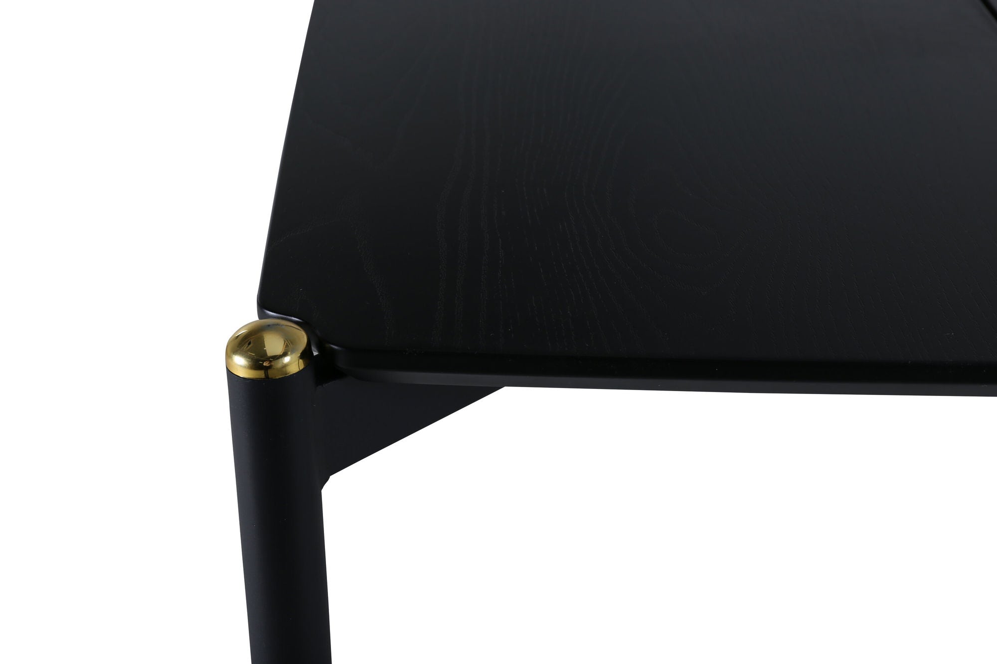 Venture Home Pelle spisebord - Black / black Black