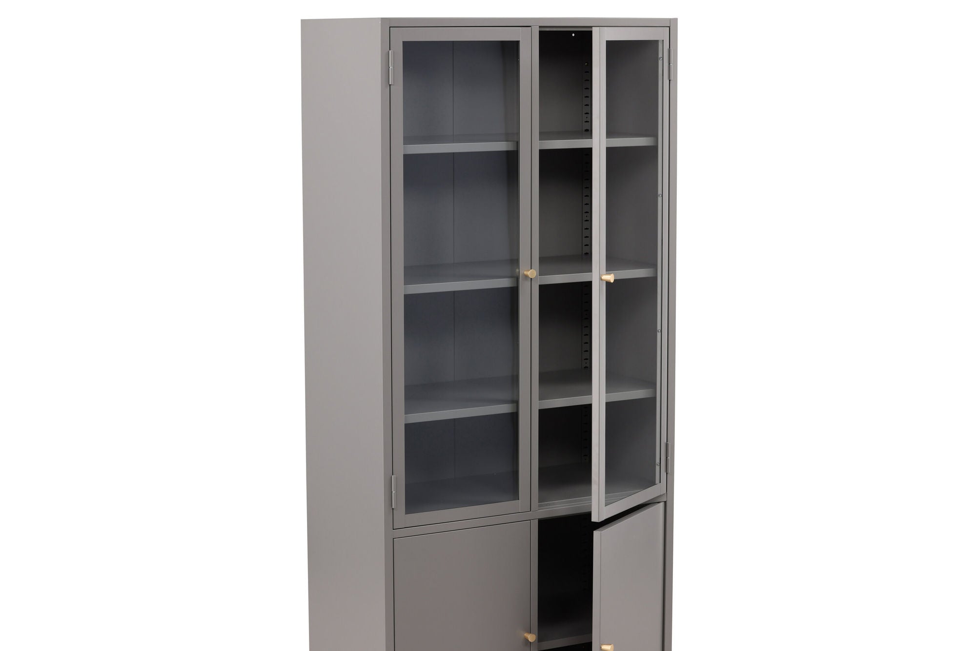 Venture Home Bakal Covered Book Case - Light Grey